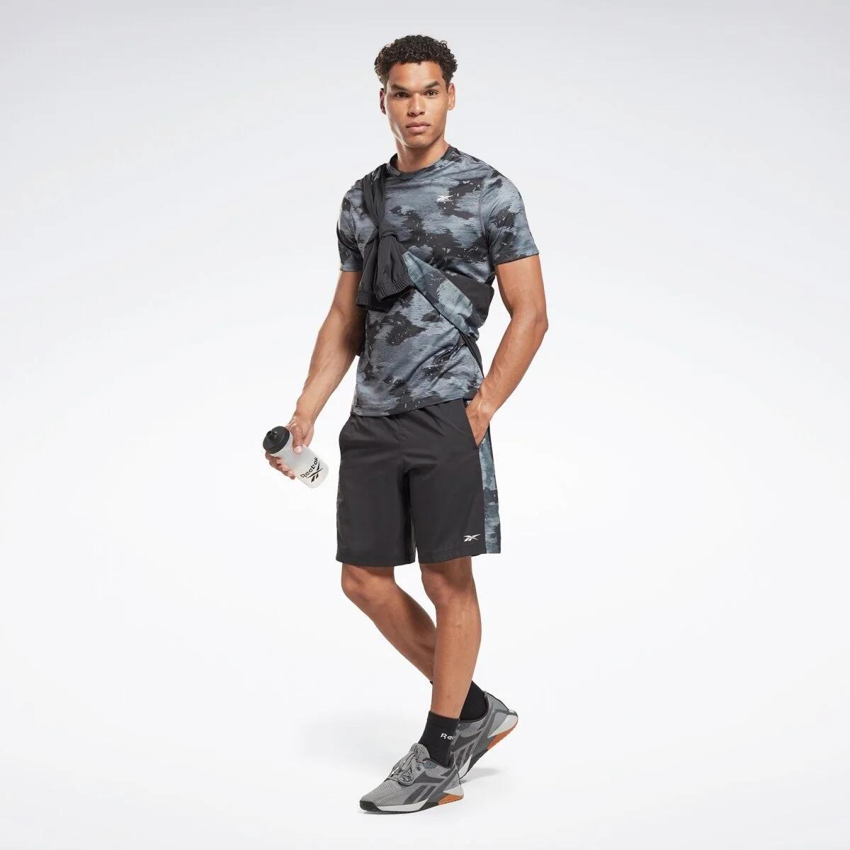 3W,TRAIN CAMO WOVEN SH,SIYAH, - SİYAH