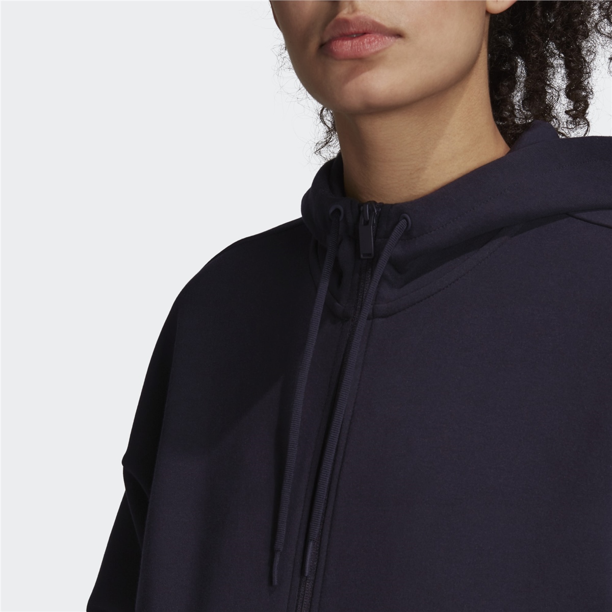 adidas 3-Stripes DoubleKint Full-Zip Scuba Kadın Sweatshirt