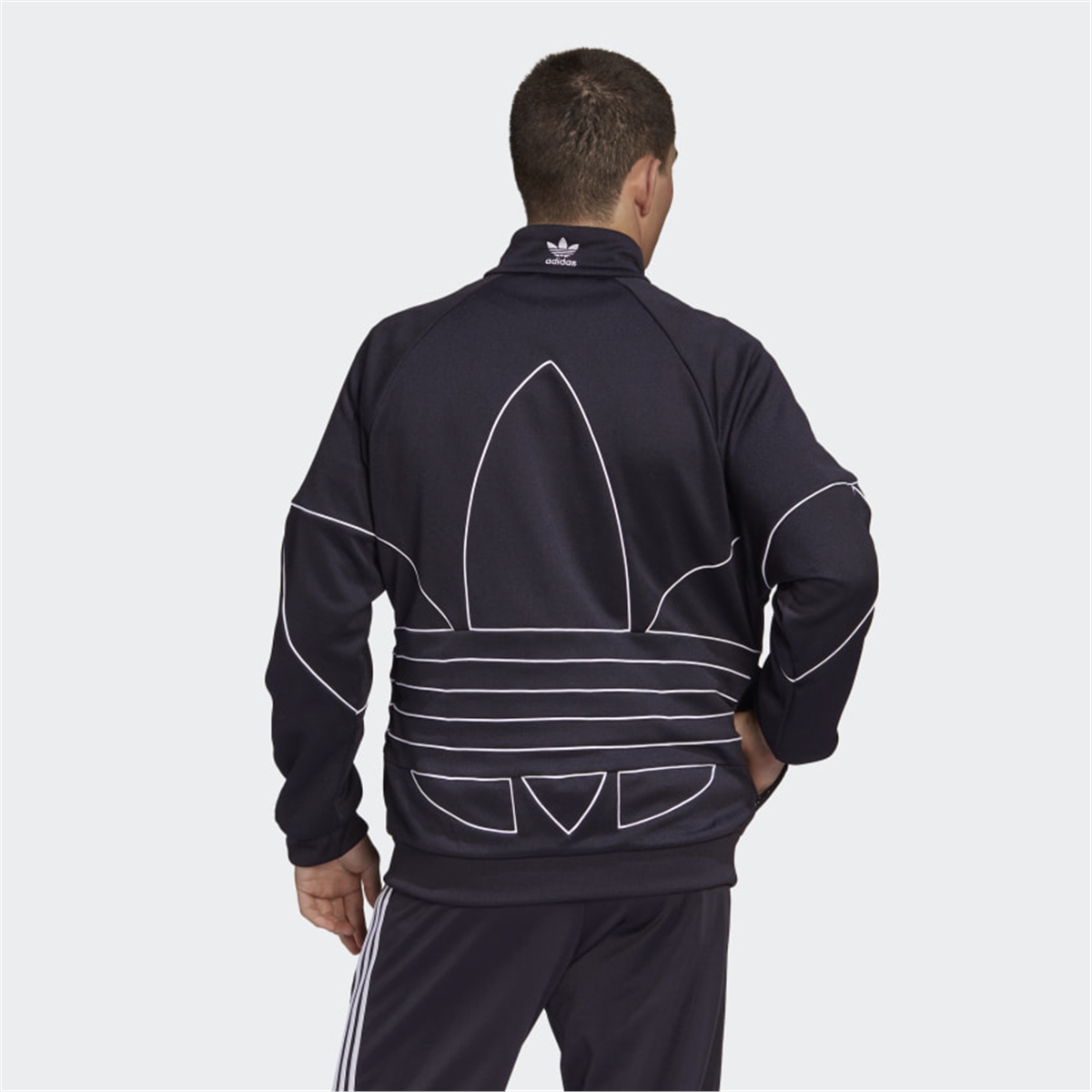 adidas Big Trefoil Outline Erkek Sweatshirt