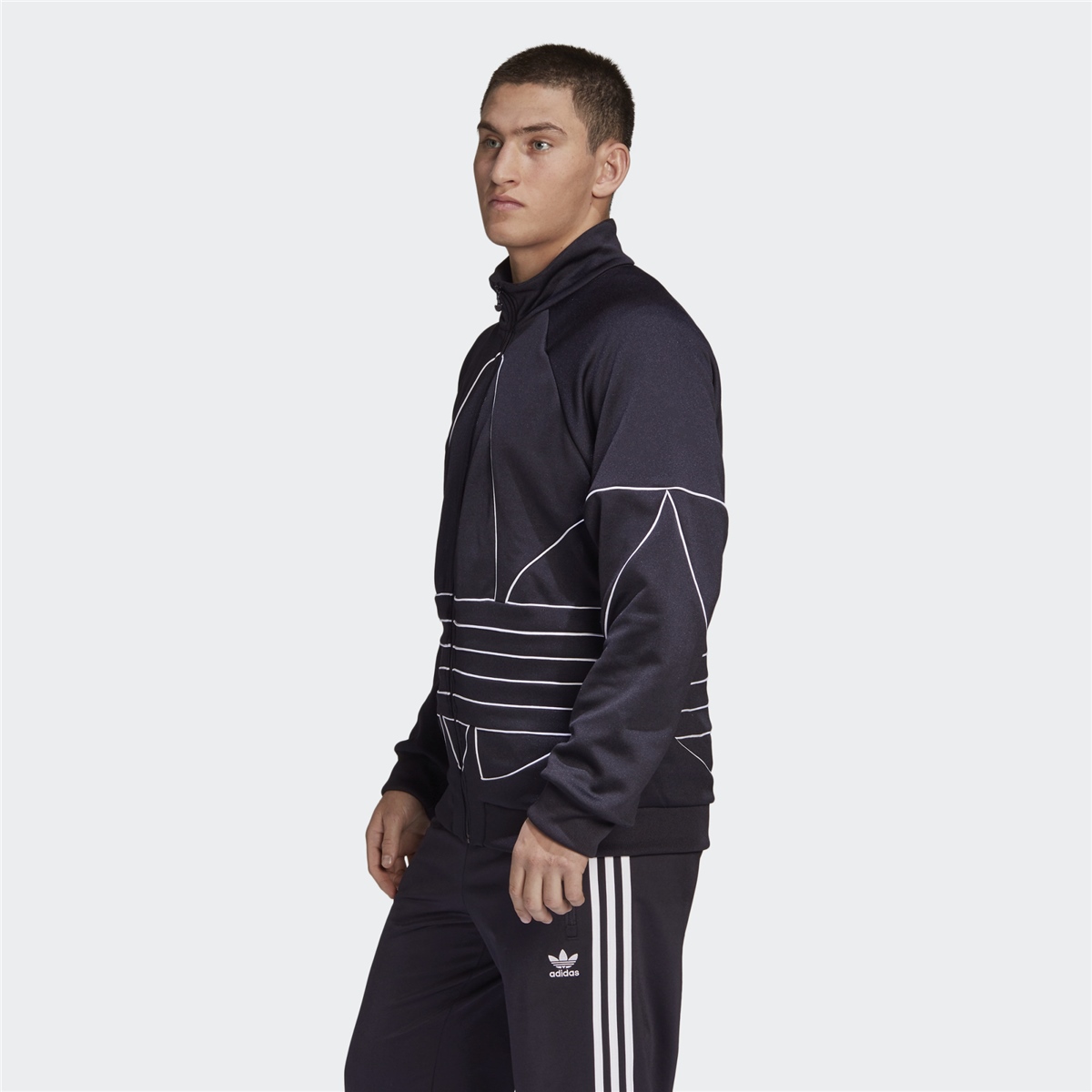 adidas Big Trefoil Outline Erkek Sweatshirt
