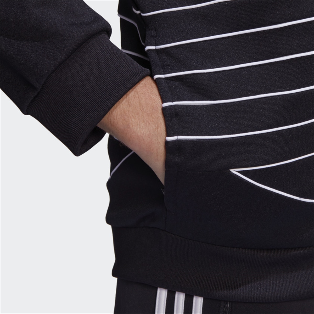 adidas Big Trefoil Outline Erkek Sweatshirt