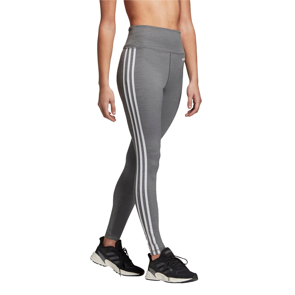 adidas Design 2 Move 3-Stripes High-Rise Long Tights Kadın Tayt