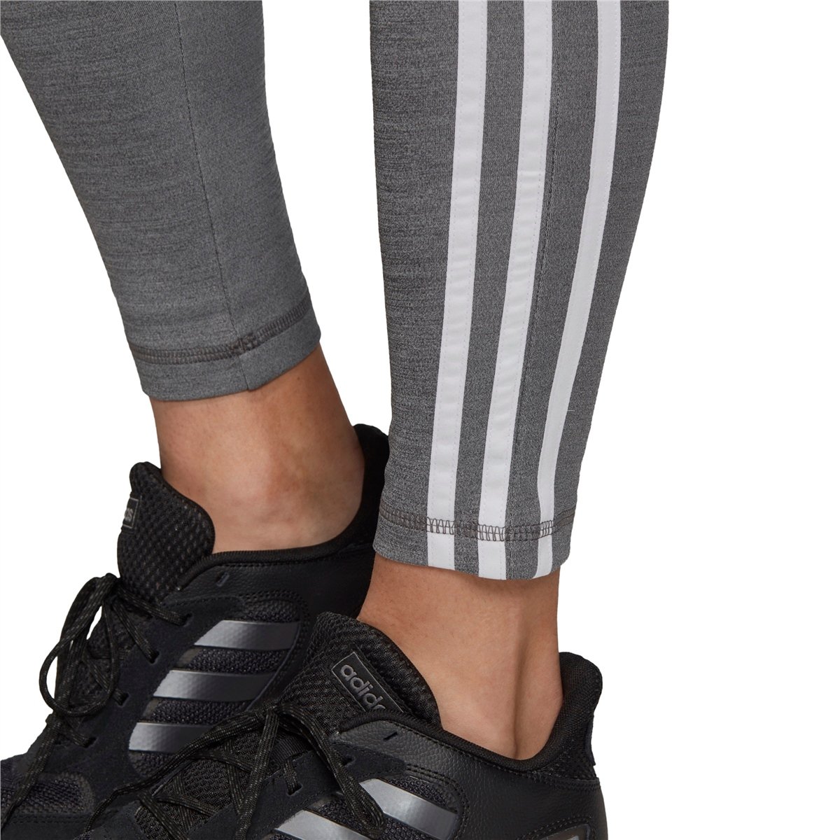 adidas Design 2 Move 3-Stripes High-Rise Long Tights Kadın Tayt