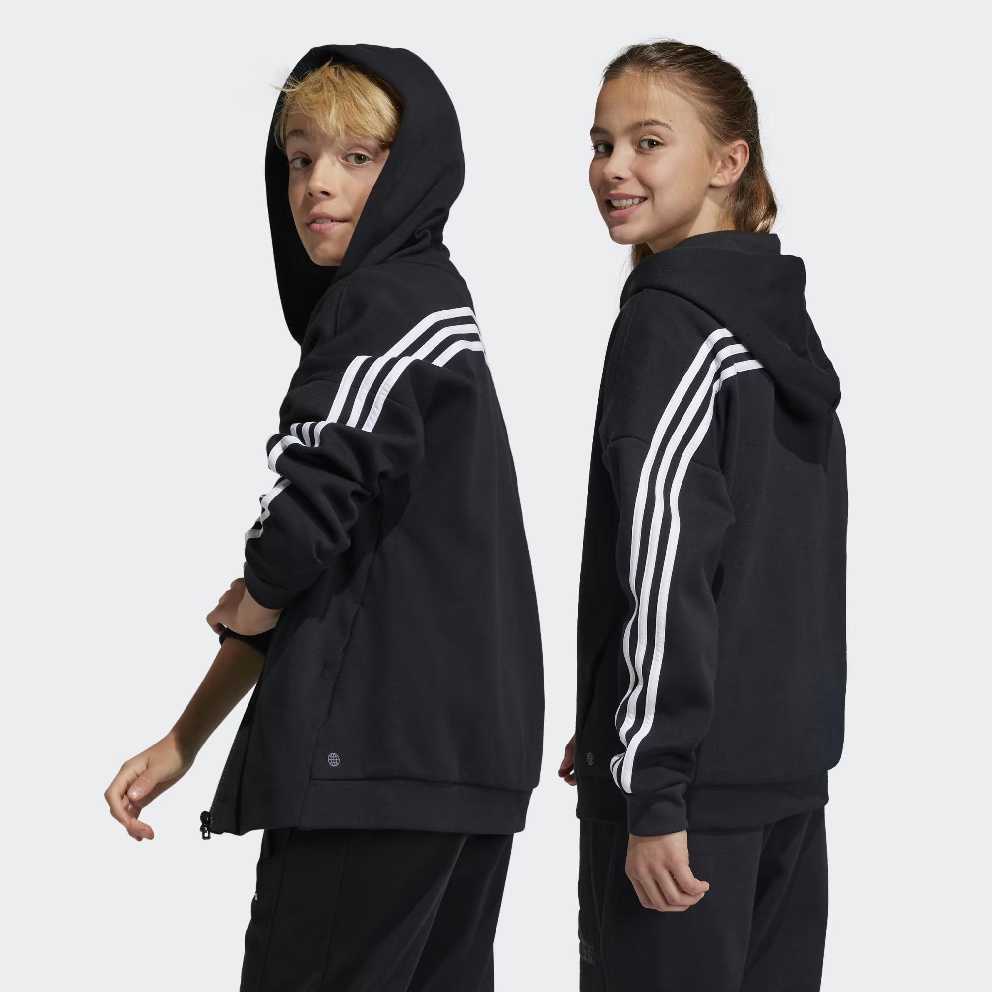 adidas Future Icons 3-Stripes Full Zip Çocuk Sweatshirt