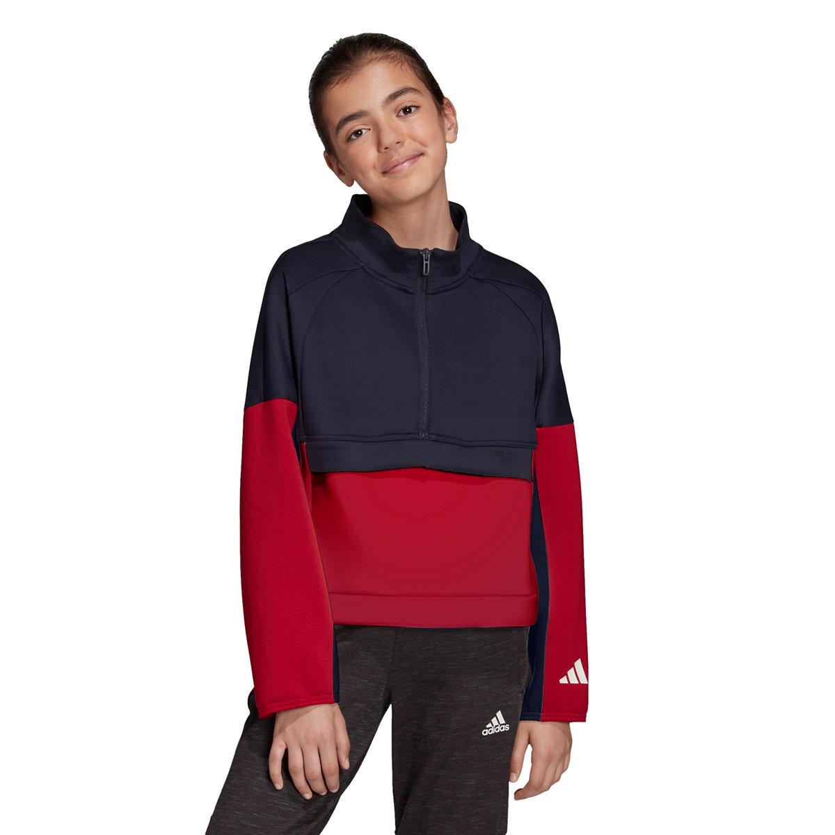 adidas The Pack Half Zip Tracktop Çocuk Sweat