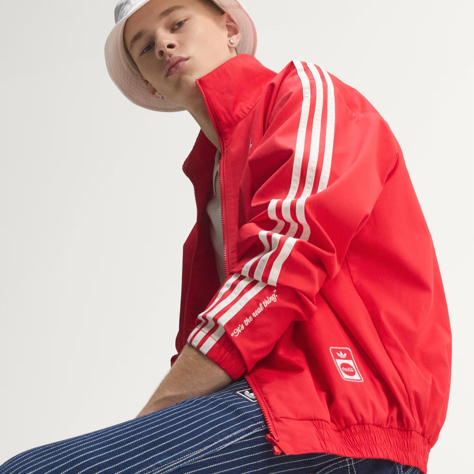 adidas x Coca Cola Classic Sport Firebird Erkek Sweatshirt