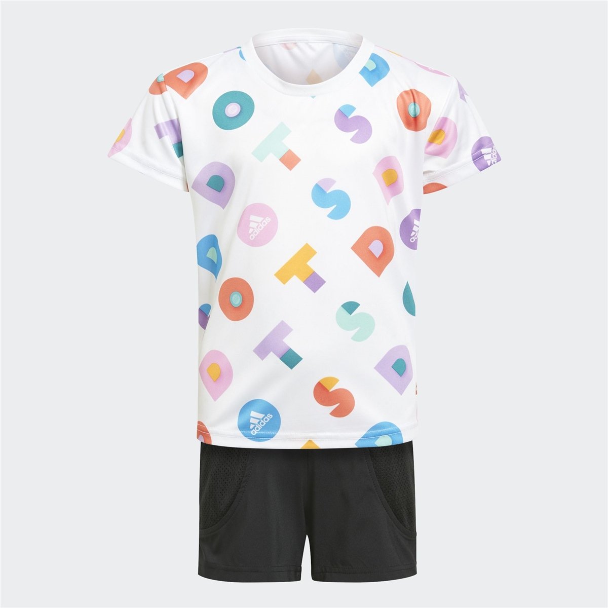 adidas x Lego® Dots™ Çocuk Şort Tişört Takımı