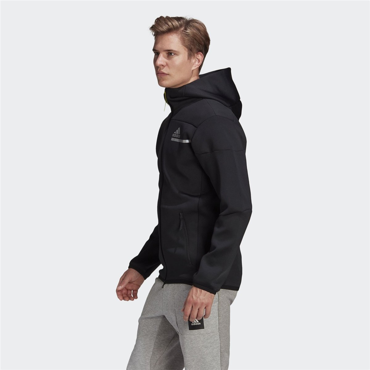 adidas Z.N.E. Sportswear Innovation Motion Full-Zip Hoodie Erkek