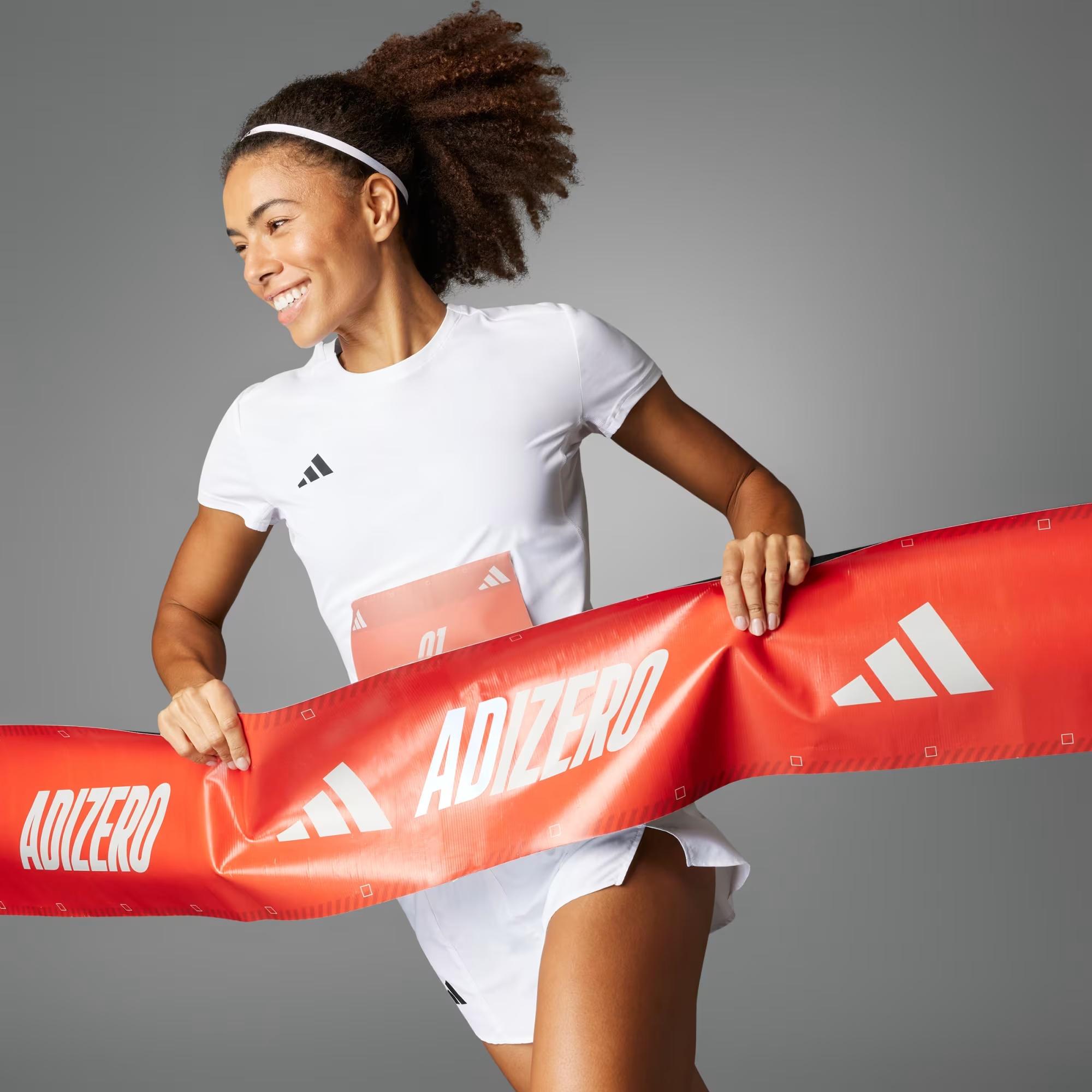 ADIZERO E TEE - ADIDAS SIYAH