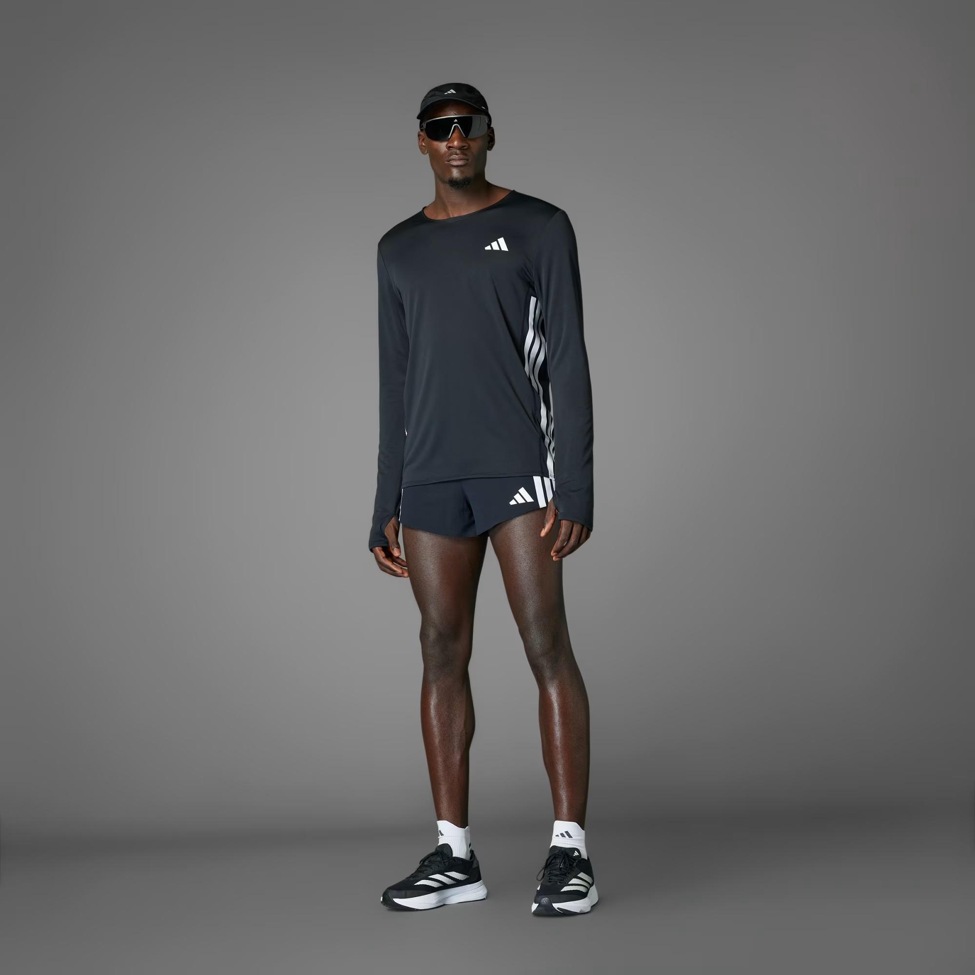 ADIZERO L TEE M - ADIDAS SIYAH