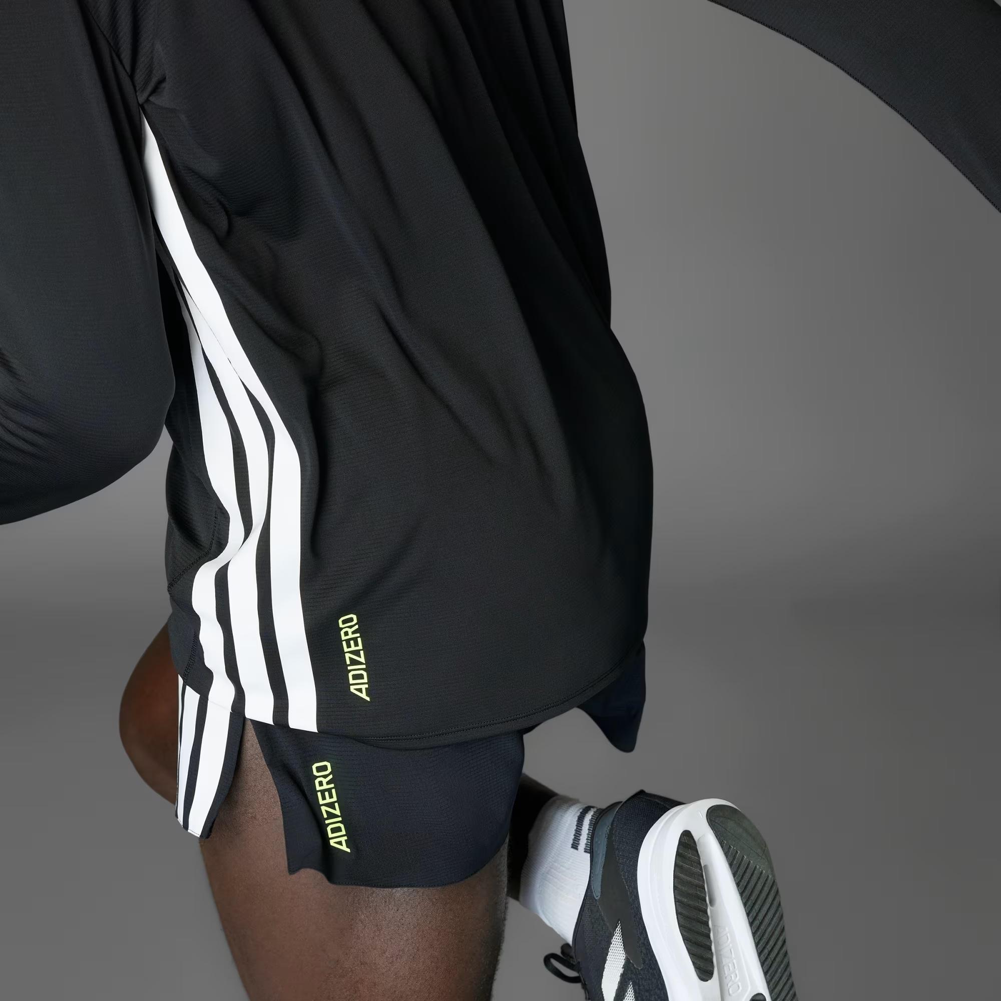 ADIZERO L TEE M - ADIDAS SIYAH