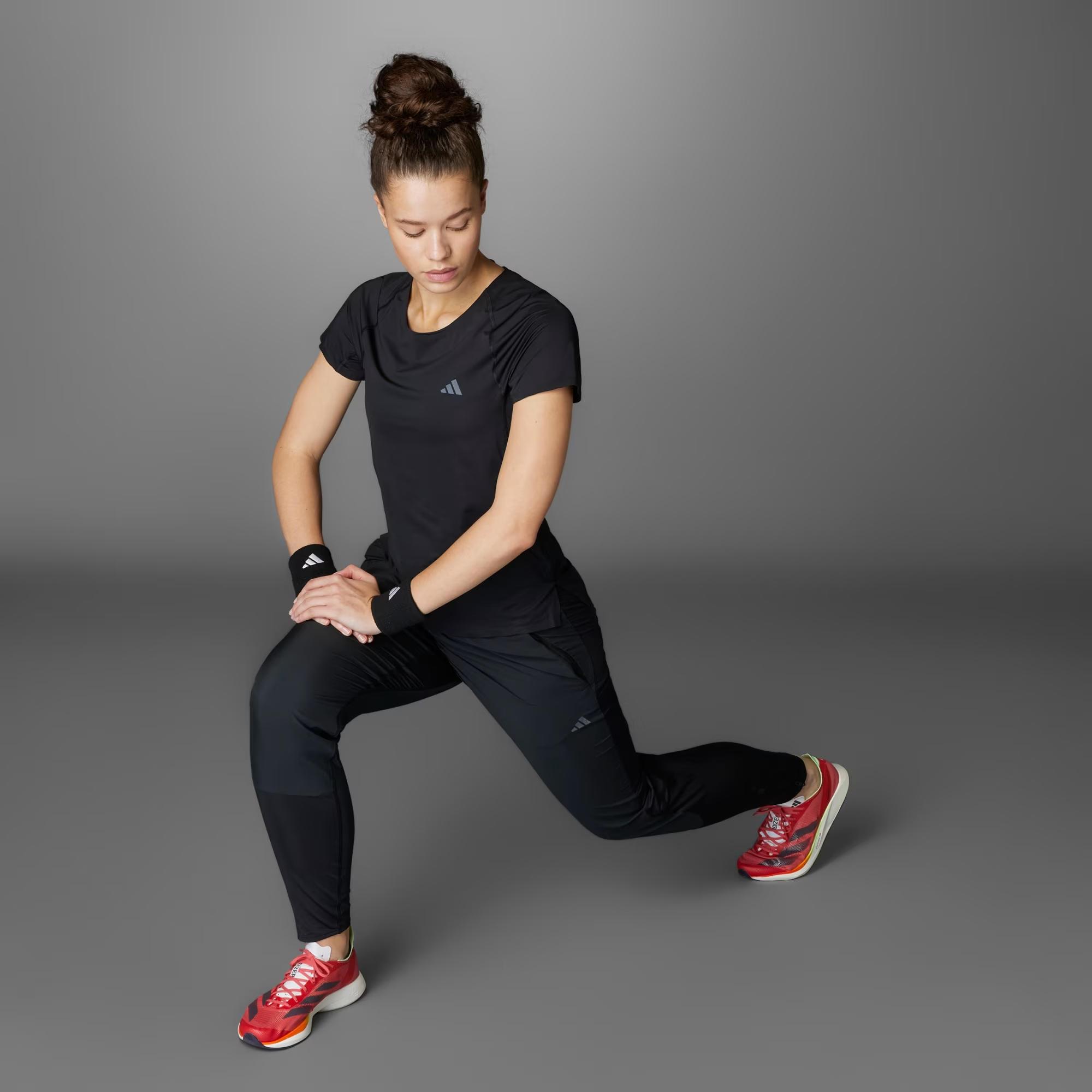 ADIZERO TEE - ADIDAS SIYAH