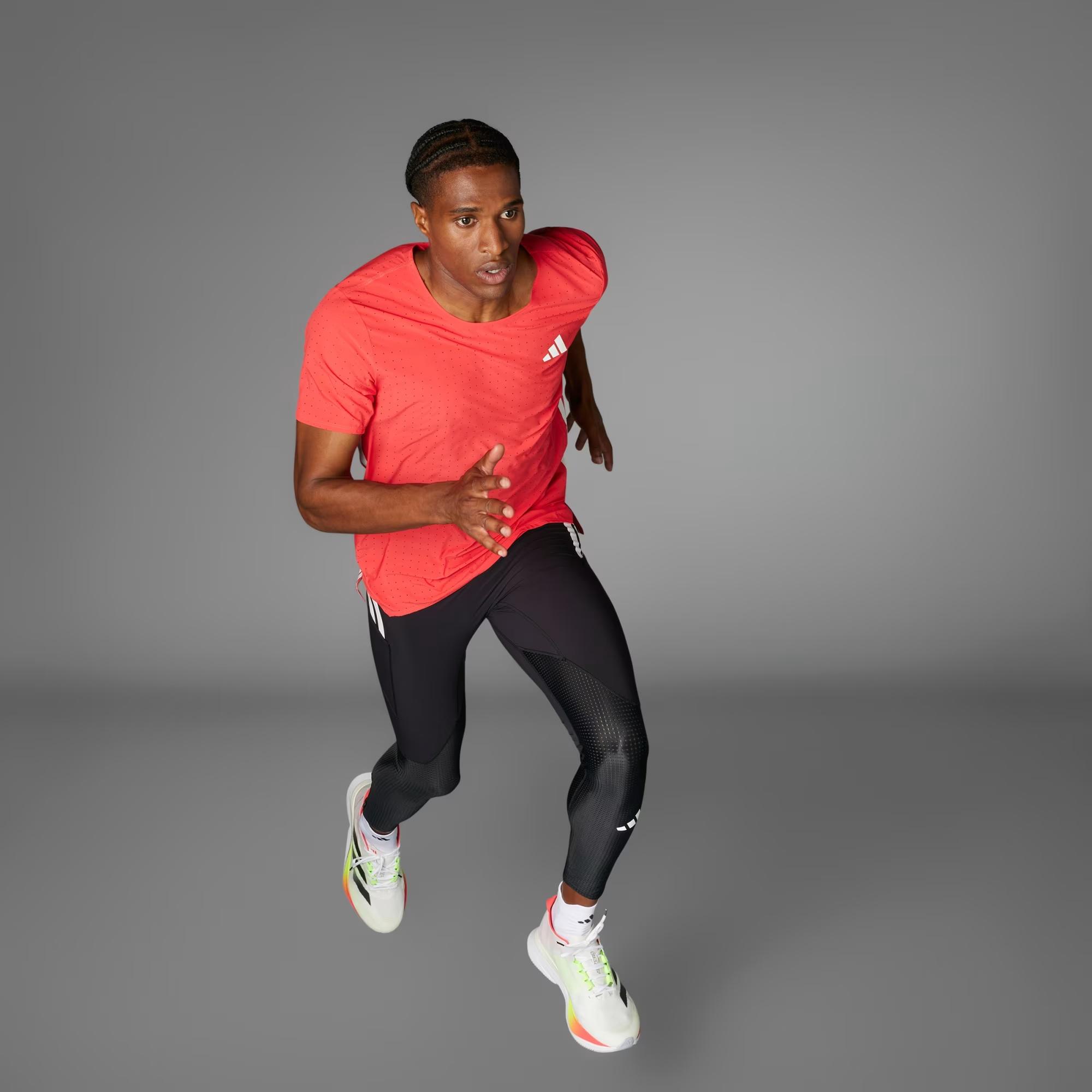 ADIZERO TEE M - ADIDAS SIYAH
