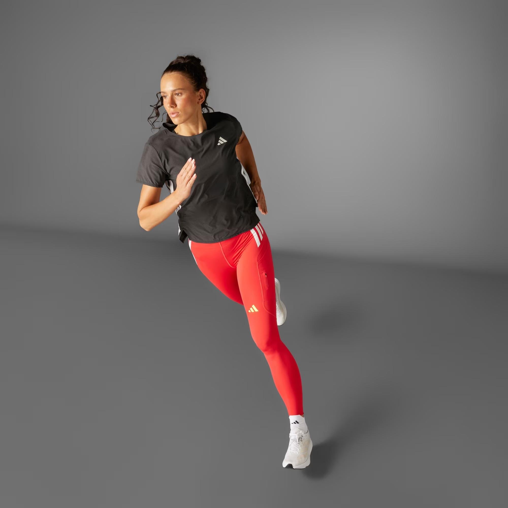 ADIZERO TEE W - ADIDAS SIYAH