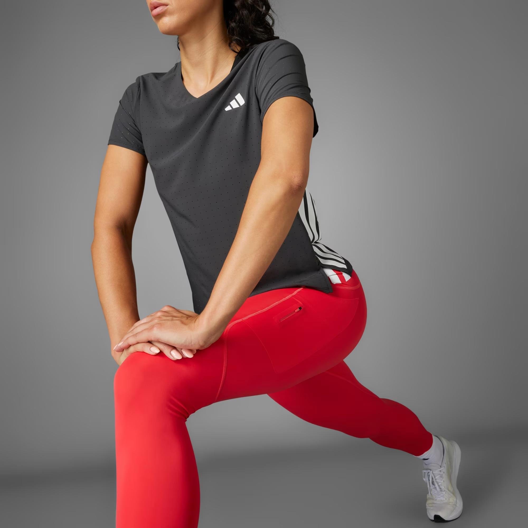 ADIZERO TEE W - ADIDAS SIYAH