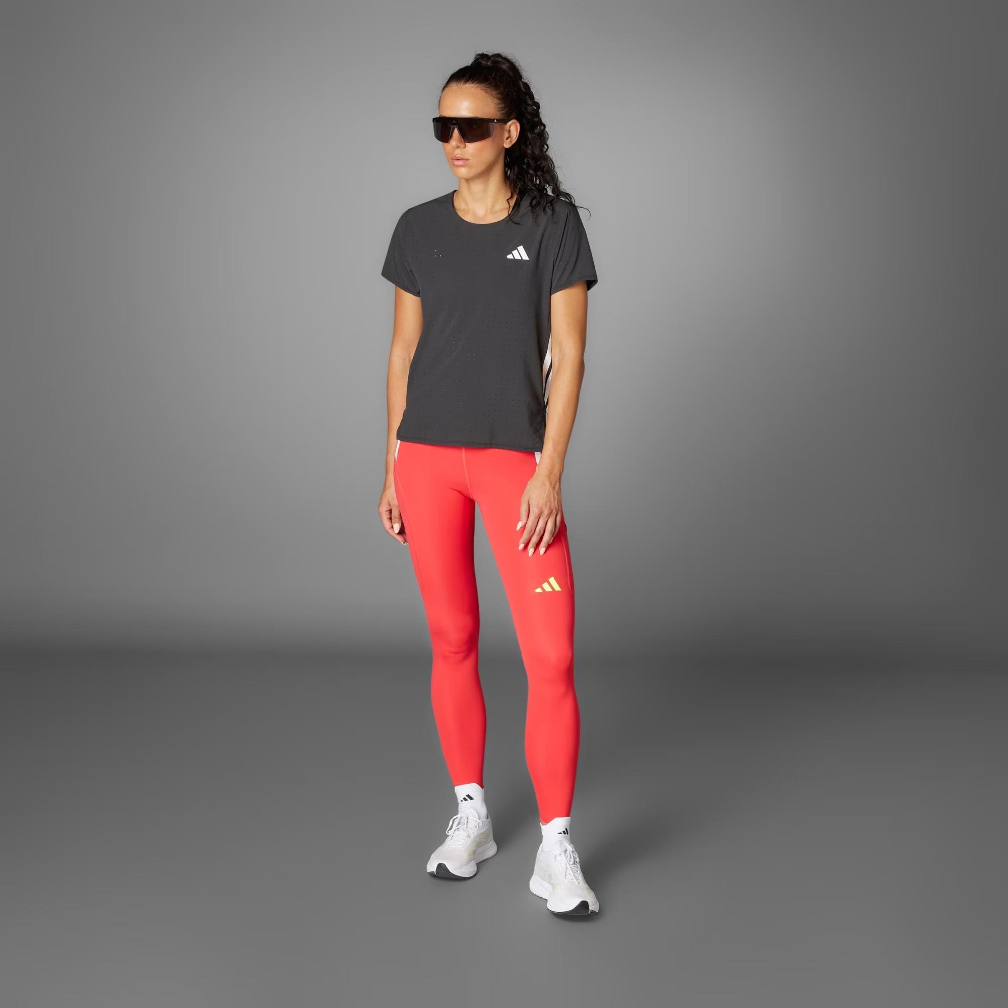 ADIZERO TEE W - ADIDAS SIYAH