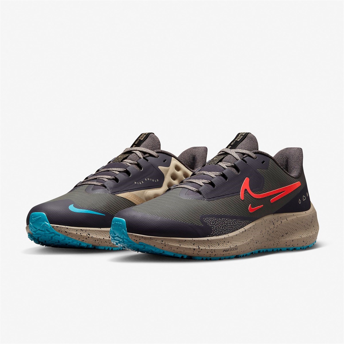 AIR ZOOM PEGASUS 39 SHIELD - SİYAH/BEJ