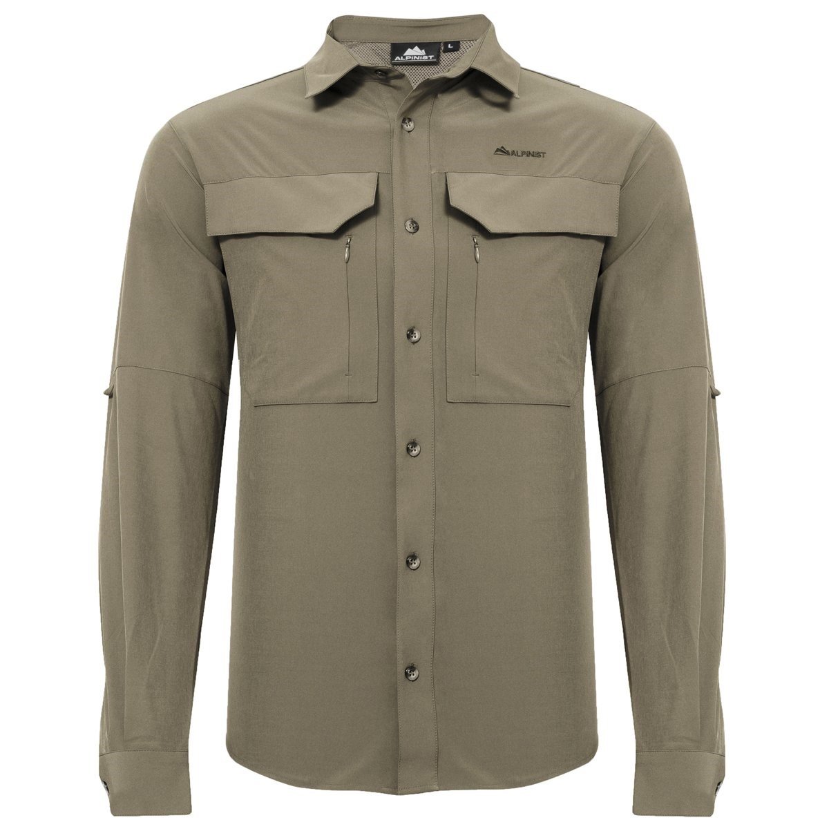 Alpinist Natriks Uzun Kollu Erkek Gömlek - SAND