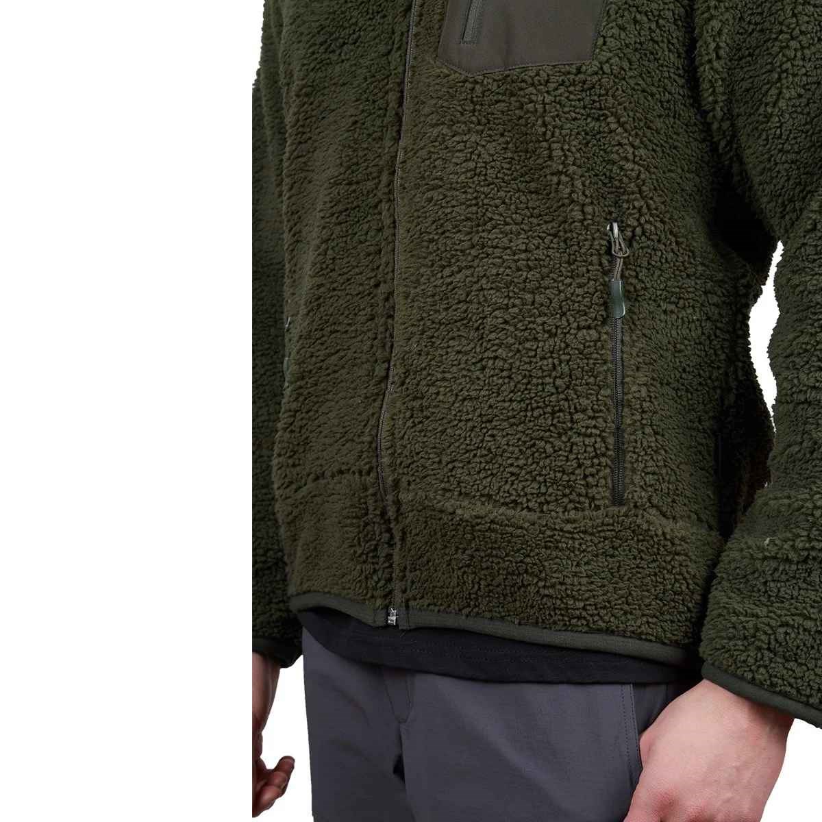 Alpinist Plus Teddy Erkek Polar Mont - HAKİ