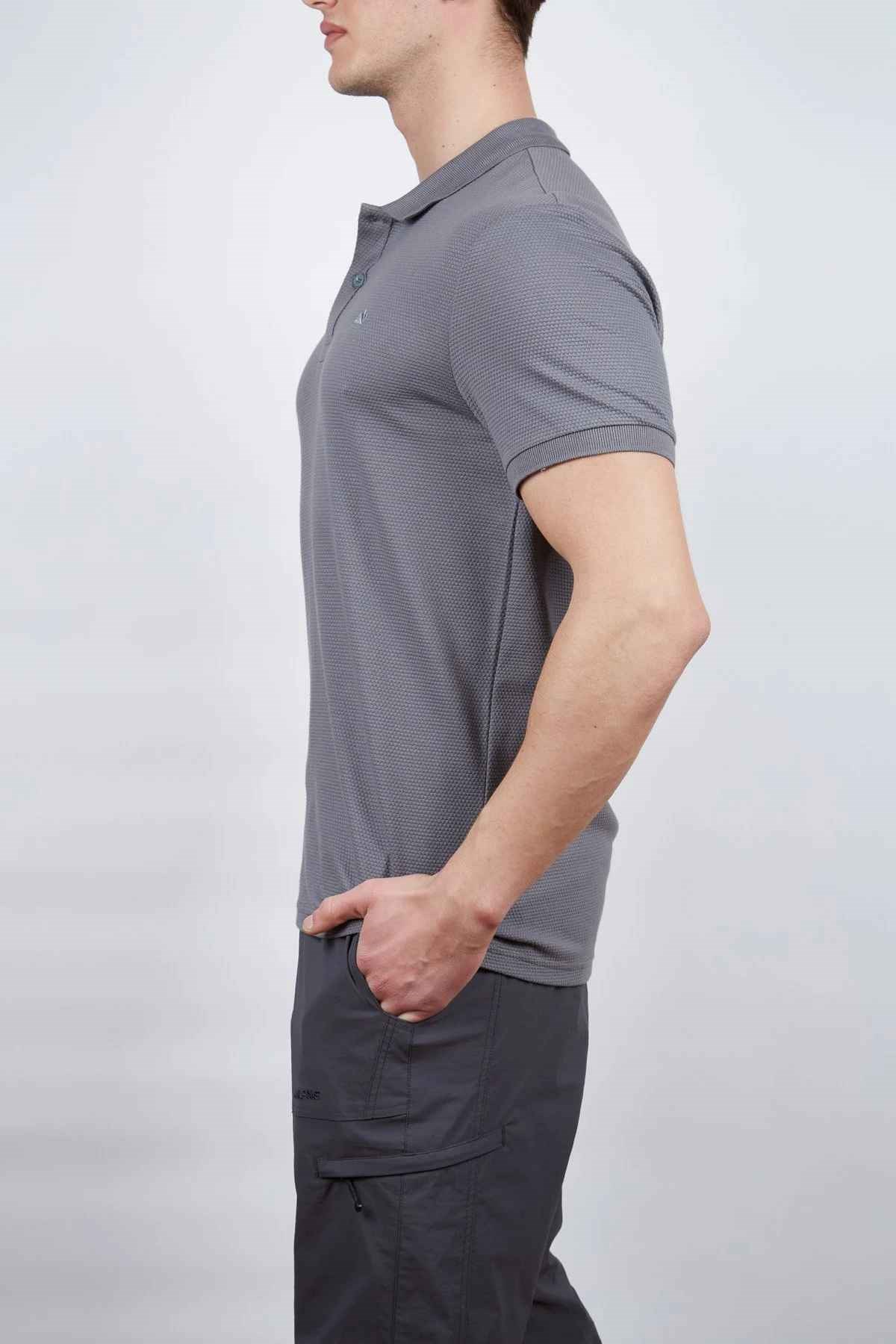 Alpinist Roc Erkek Polo T-Shirt - ANTRASİT