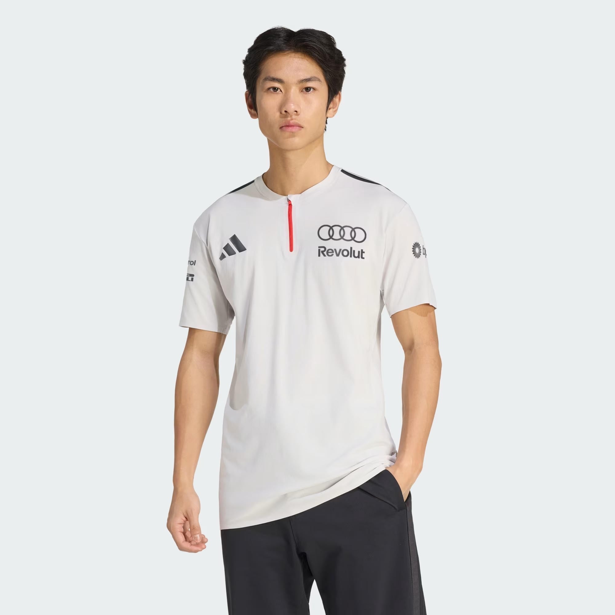 AU EN POL SS M - ADIDAS SIYAH