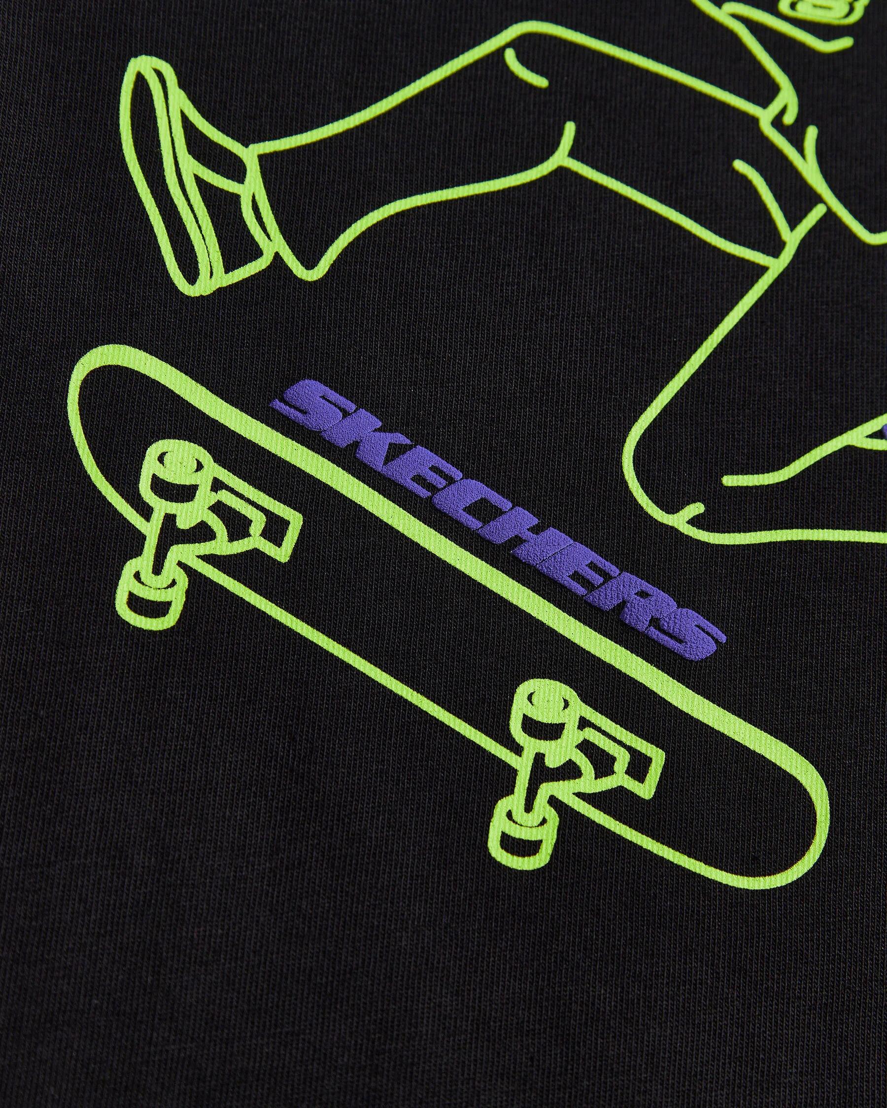 B Graphic Tee Loose Fit T-Shirt - SİYAH