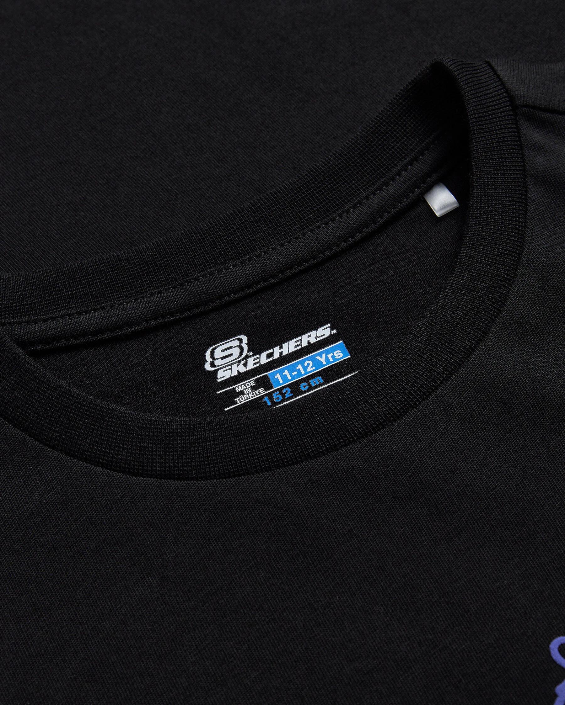 B Graphic Tee Loose Fit T-Shirt - SİYAH