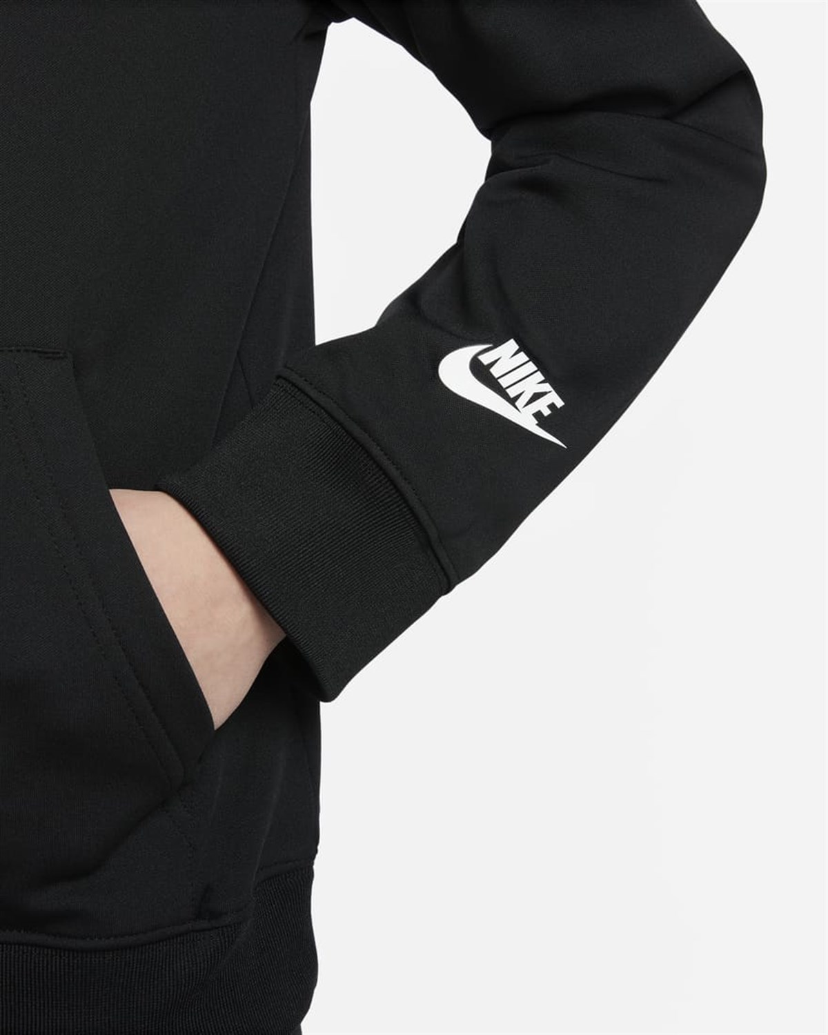 B NSW REPEAT PK FZ HOODIE - BEYAZ