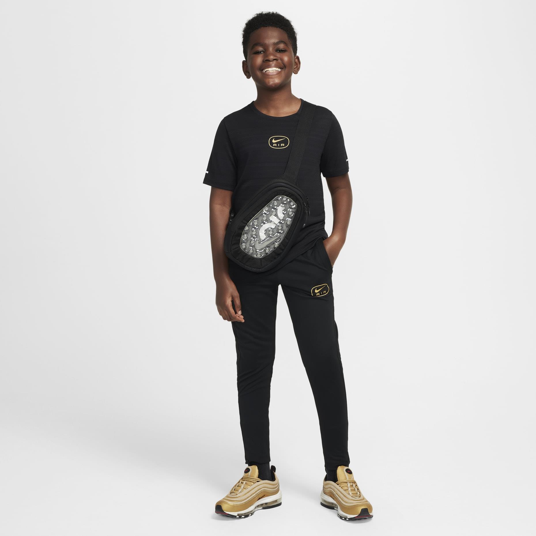 B NSW SW AIR RUN PANT - BEYAZ