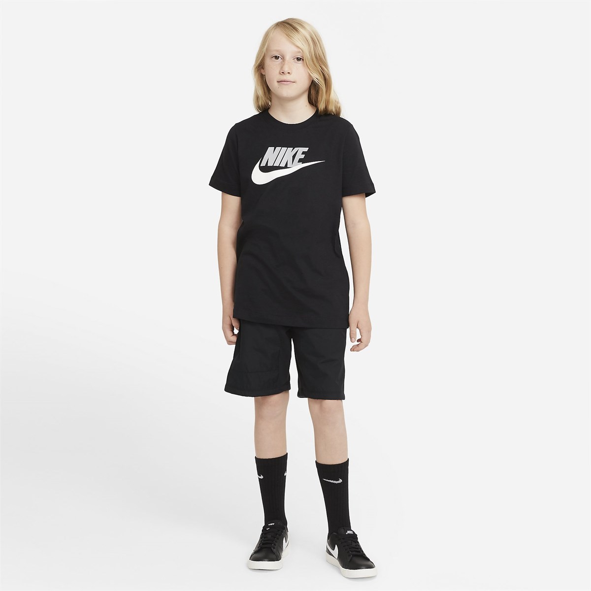B NSW TEE FUTURA ICON TD - AÇIK BEJ