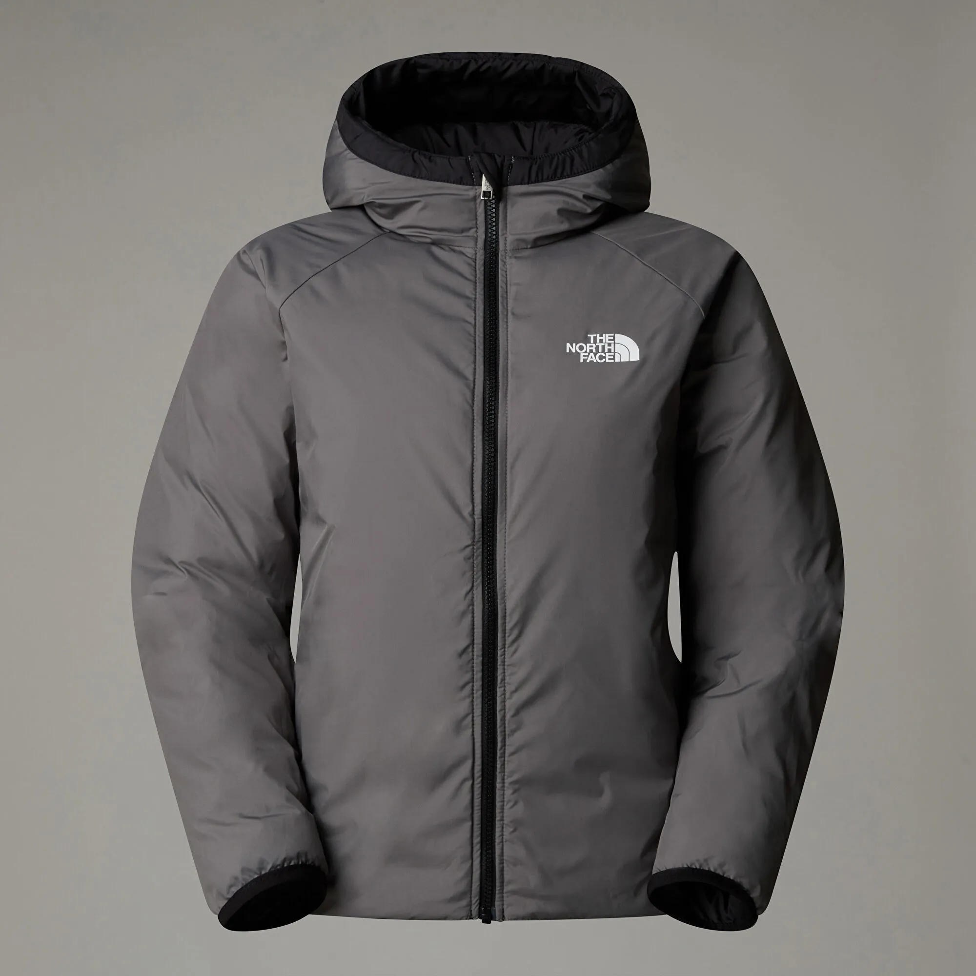 B REVERSIBLE PERRITO HOODED JACKET - SIYAH
