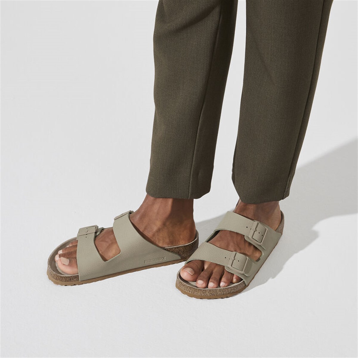 Birkenstock Arizona Sfb Erkek Terlik - HAKİ