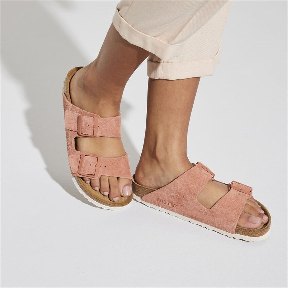 Birkenstock Arızona Sfb Kadın Terlik - KIRMIZI