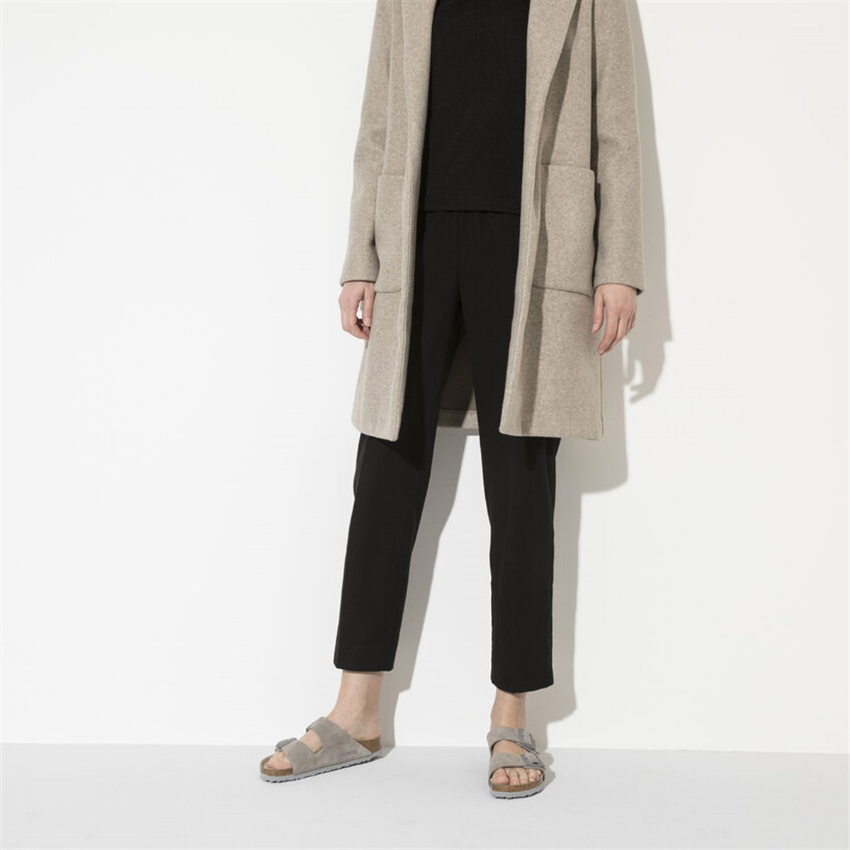 Birkenstock Arızona Sfb Kadın Terlik - TAŞ
