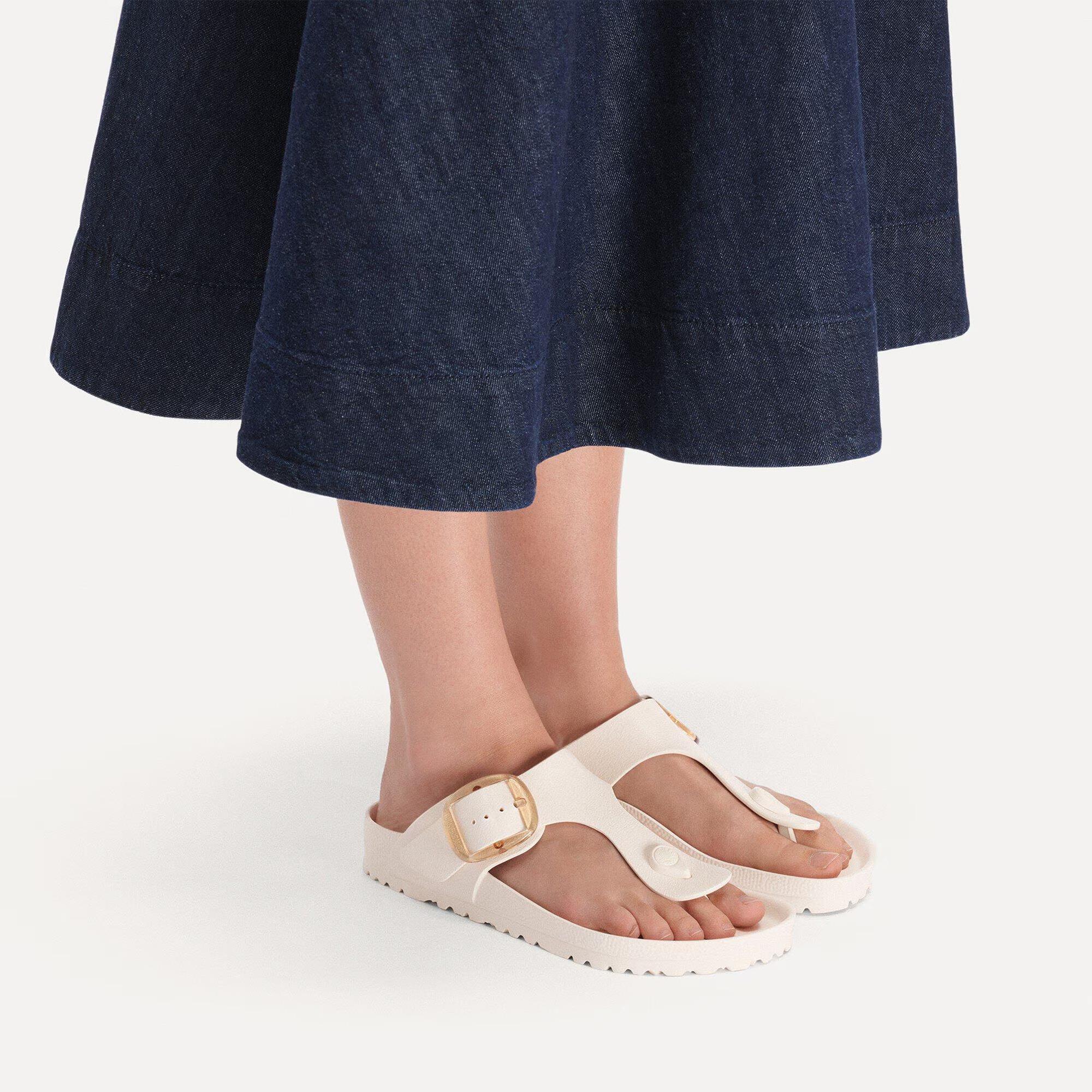 BIRKENSTOCK GİZEM EVA  TERLİK - KREM