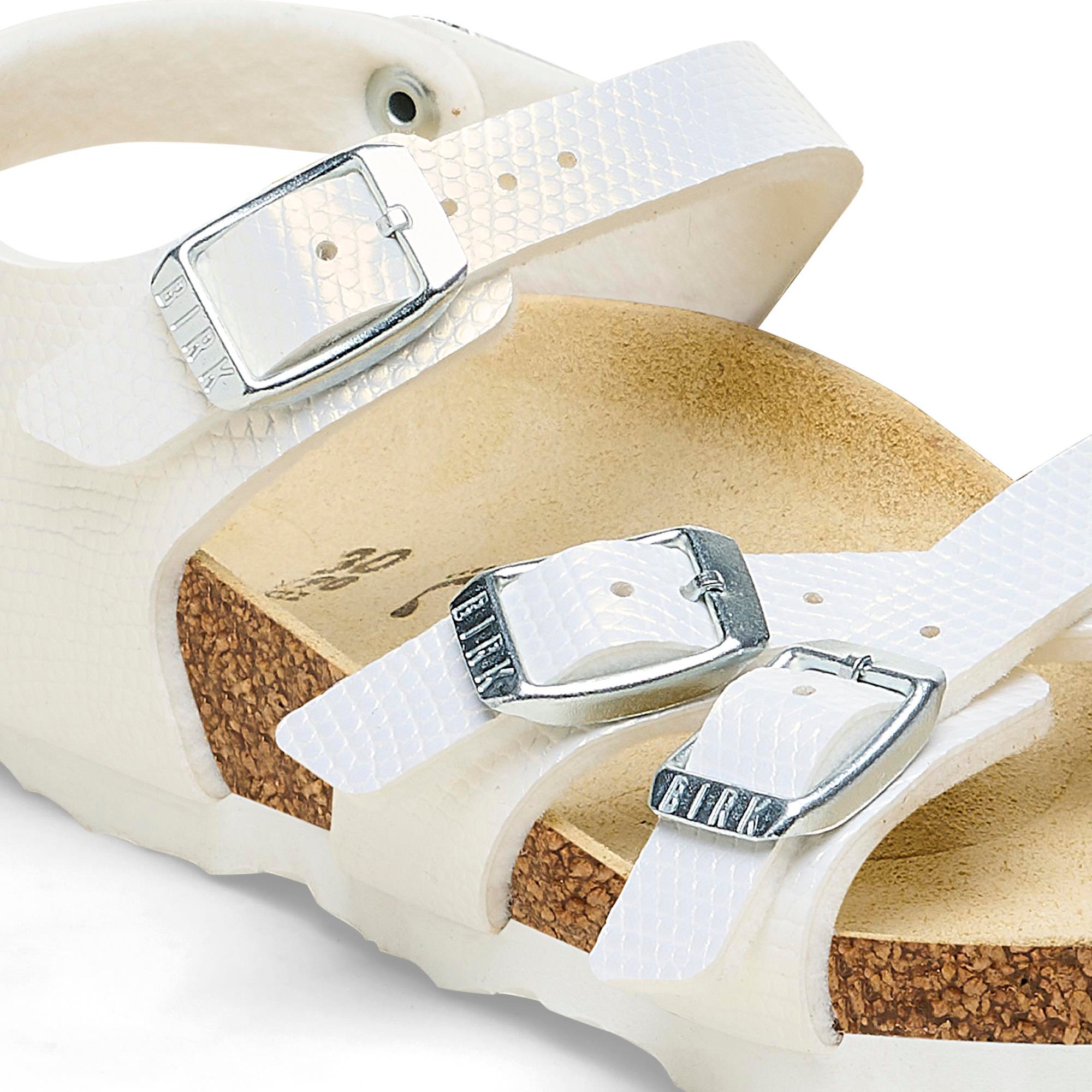 Birkenstock KUMBA KIDS BF SHINY COCUK TERLİK - BEYAZ