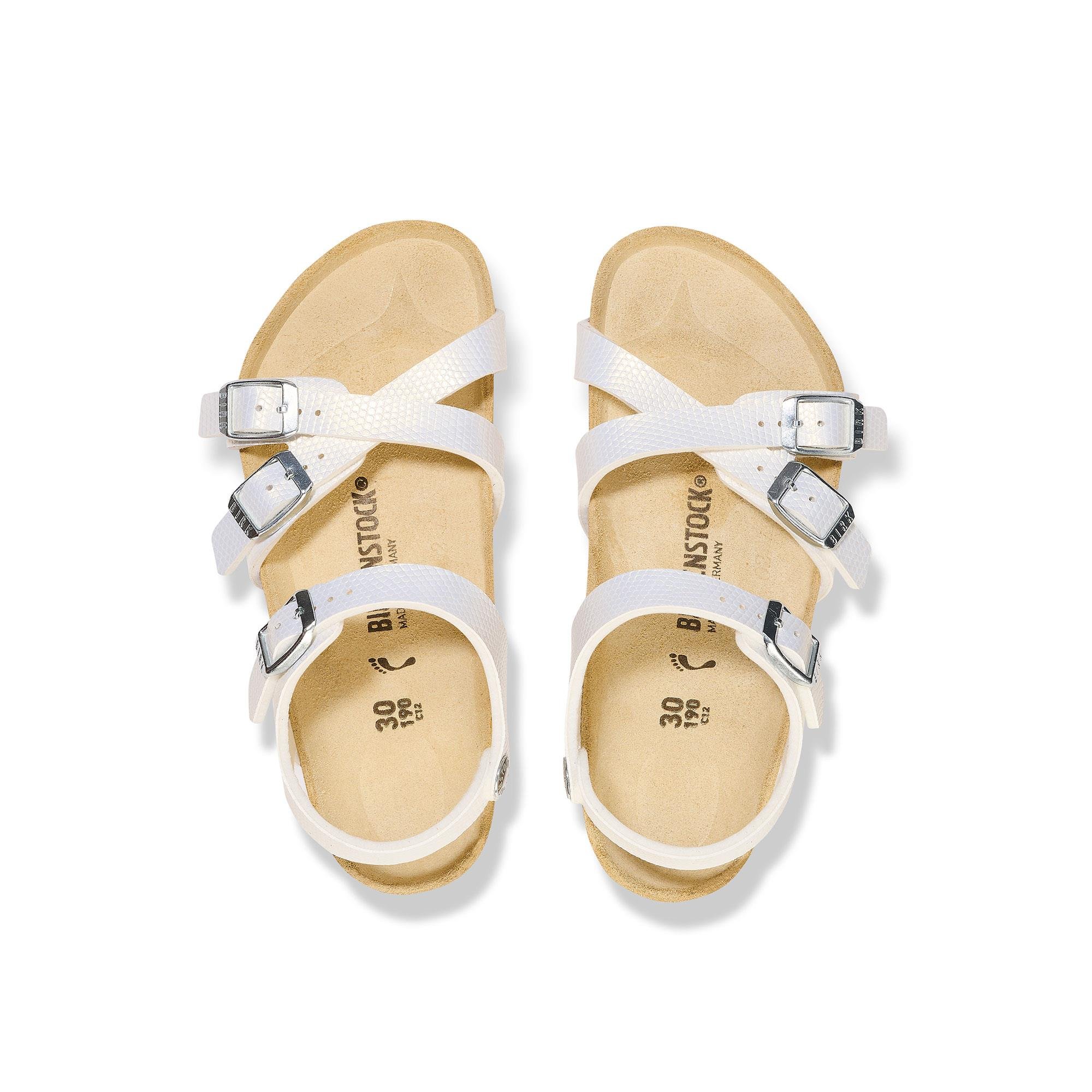 Birkenstock KUMBA KIDS BF SHINY COCUK TERLİK - BEYAZ