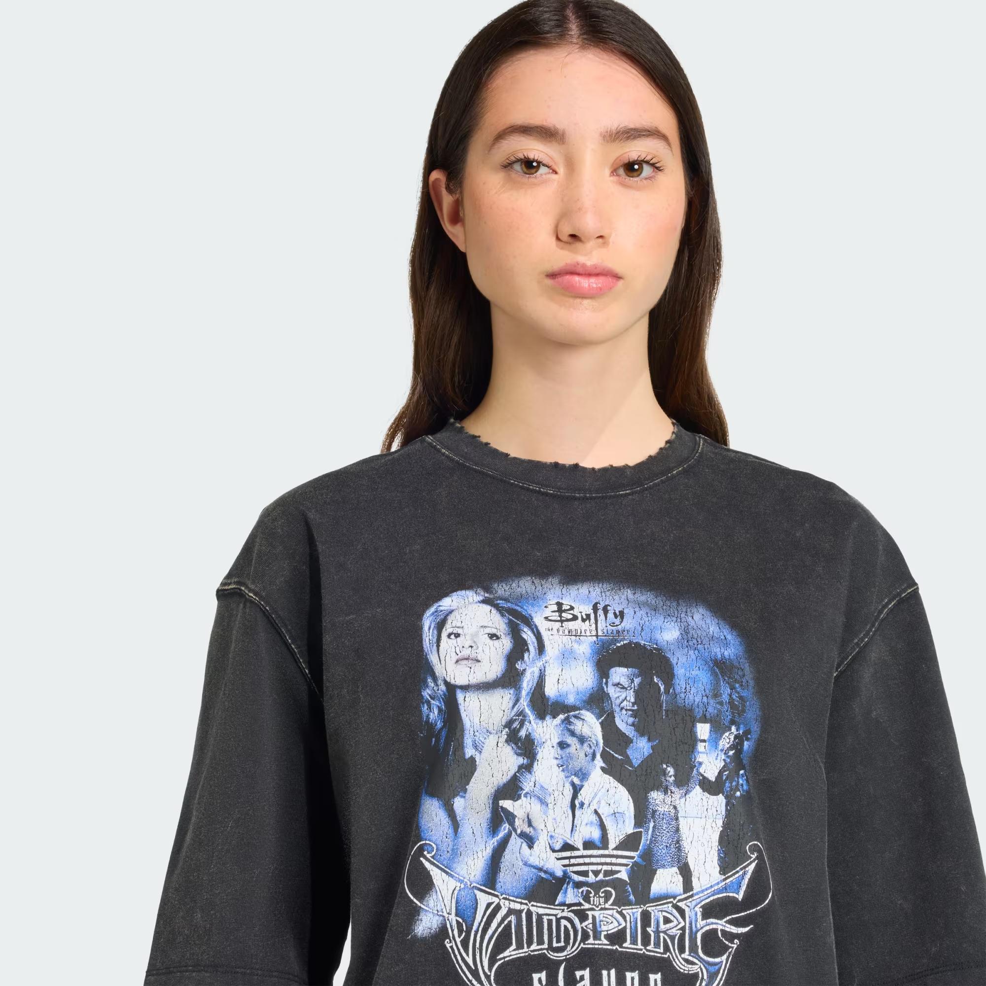 BUFFY TEE OS - ADIDAS SIYAH