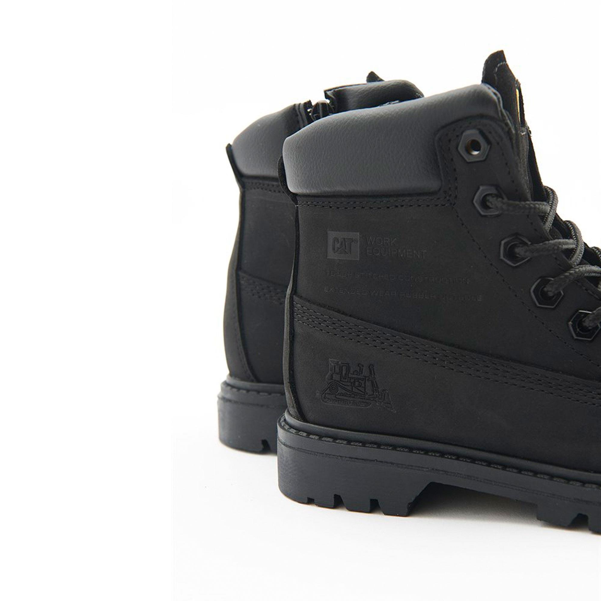 CATERPILLAR BRUISER  ÇOCUK BOT - SİYAH(NUBUK)