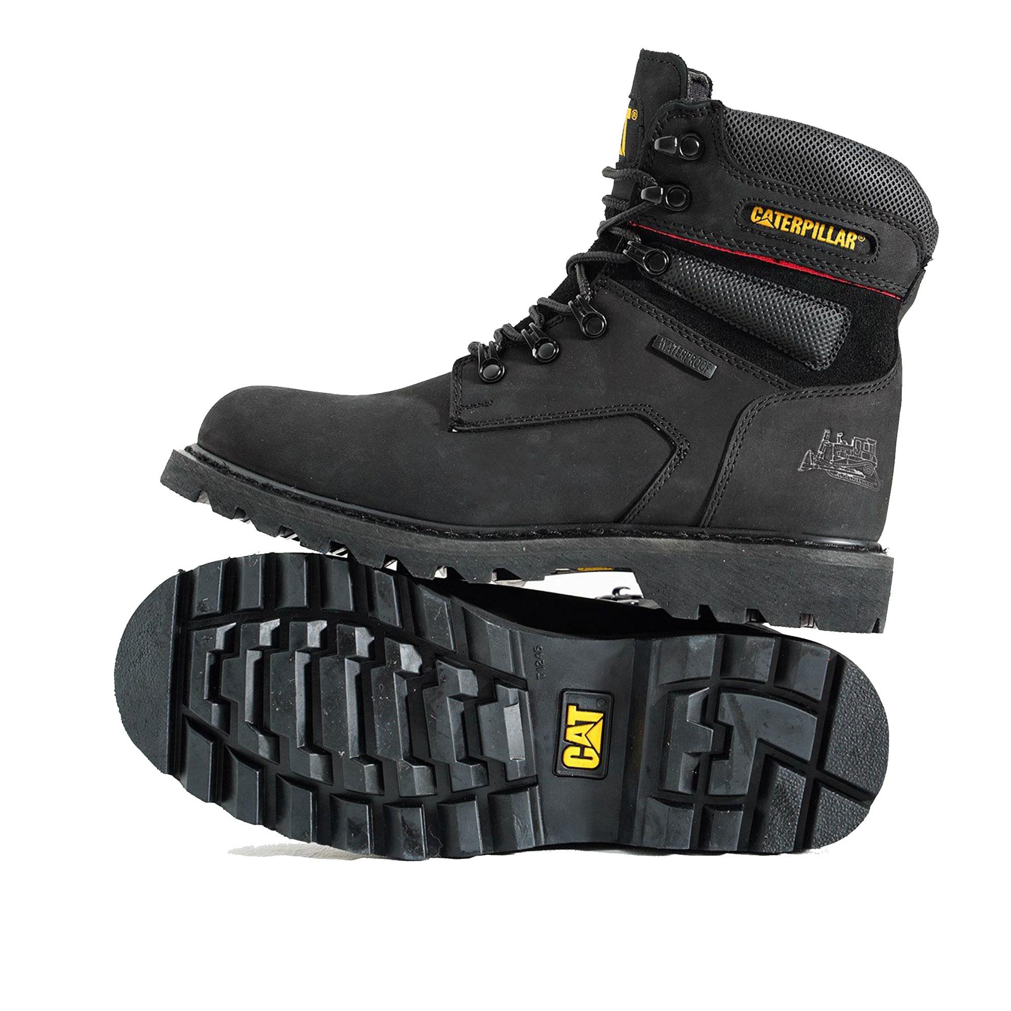 CATERPILLAR EDINA- WP  ERKEK BOT - SİYAH(NUBUK)
