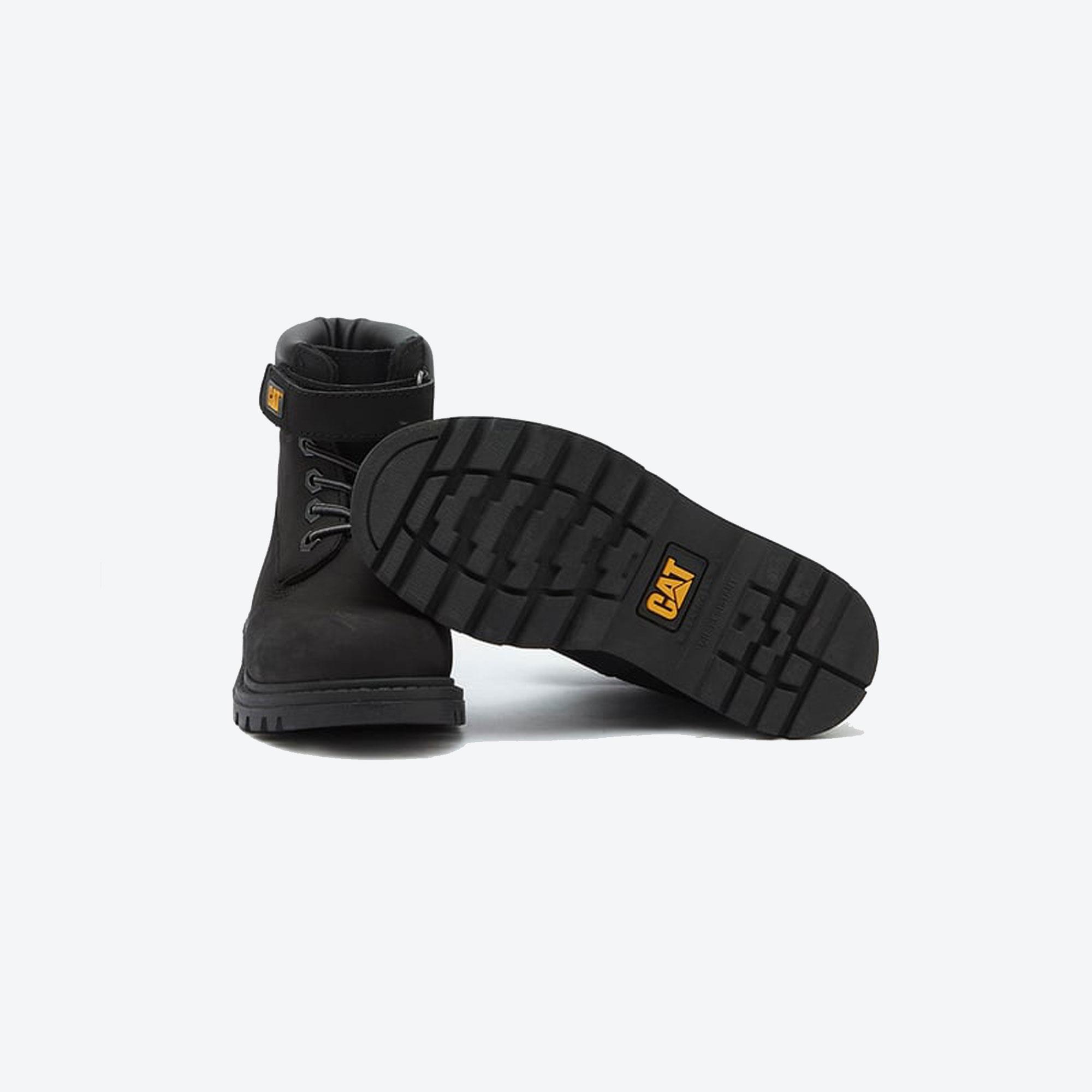 CATERPILLAR GREG  WP ÇOCUK BOT - SİYAH(NUBUK)