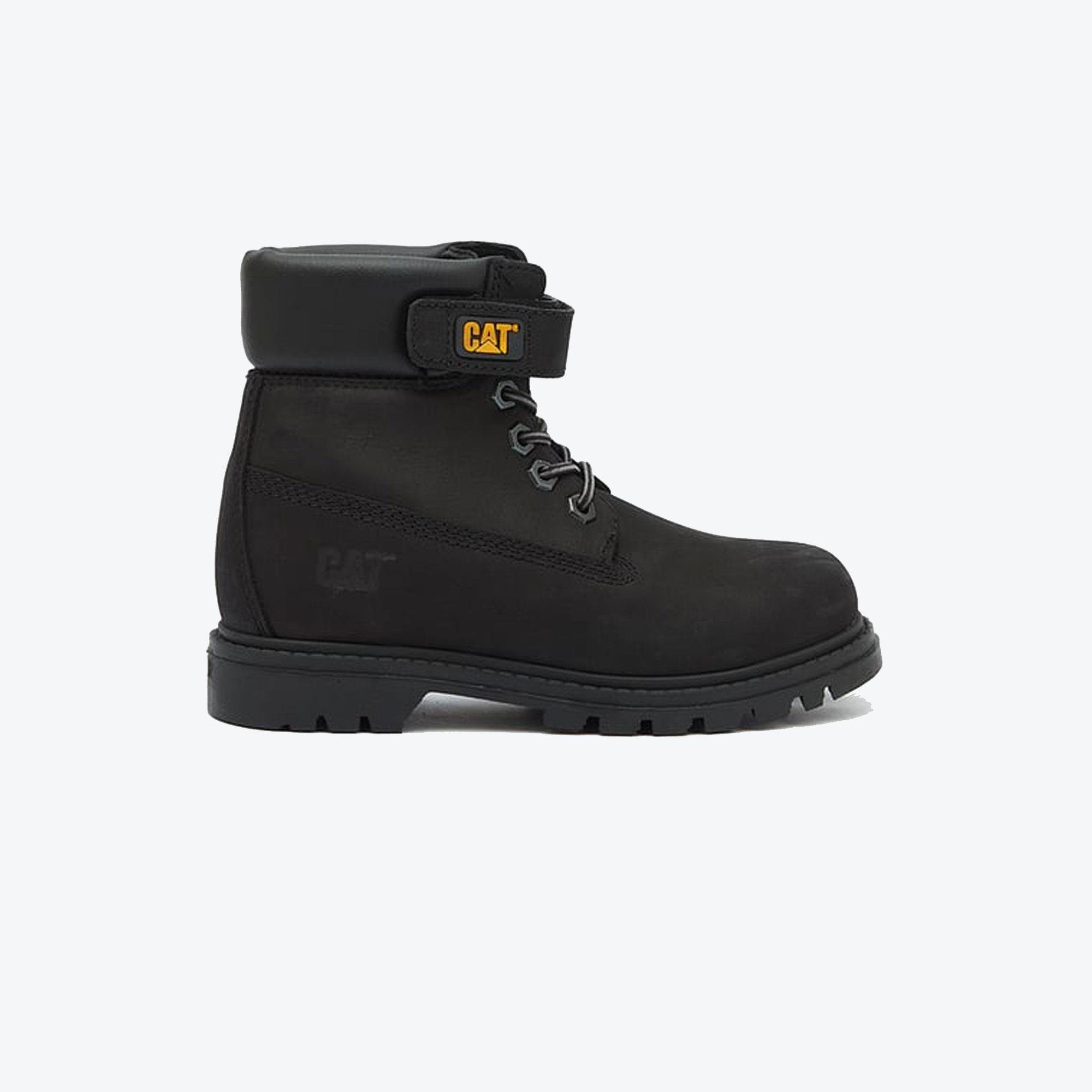 CATERPILLAR GREG  WP ÇOCUK BOT - SİYAH(NUBUK)