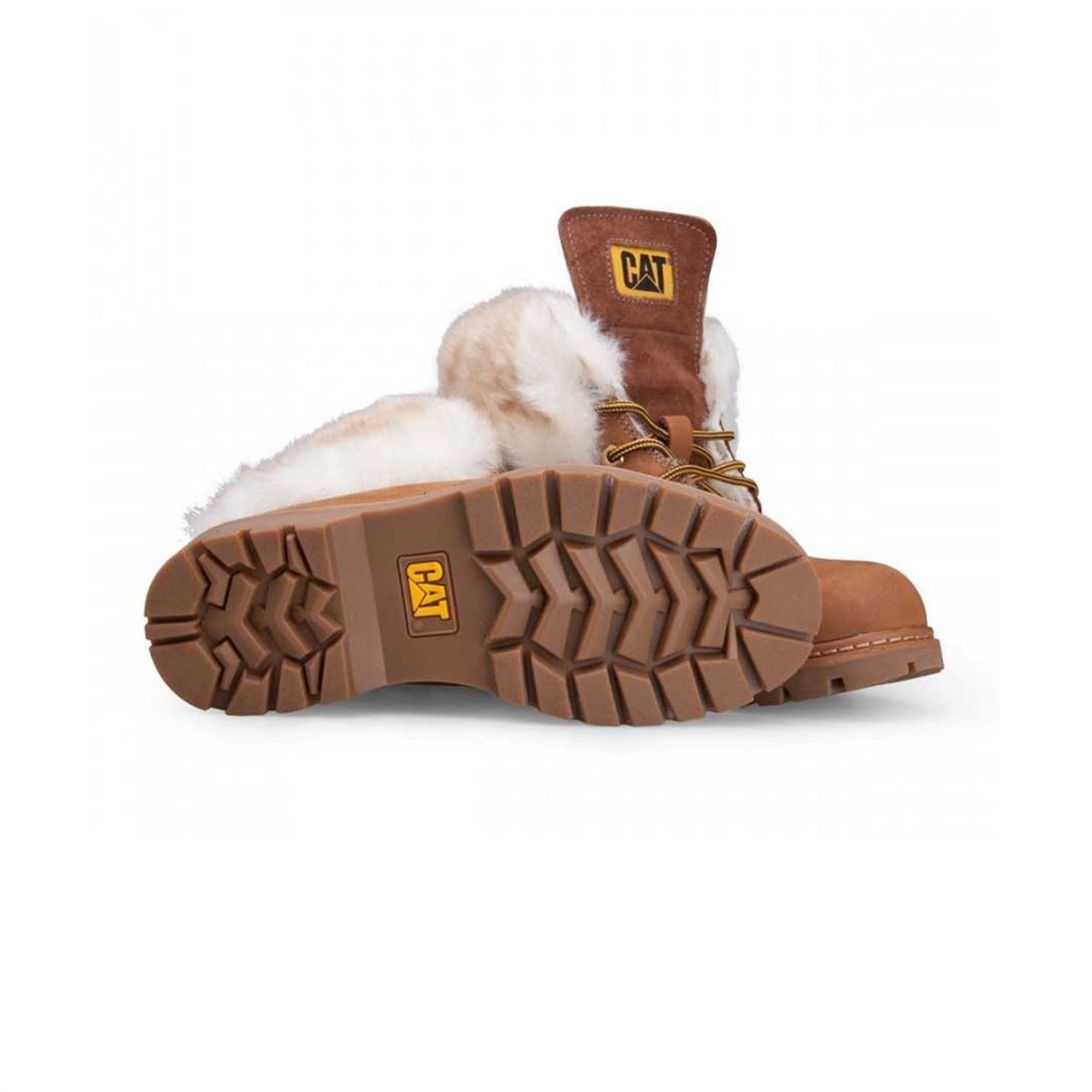 CATERPILLAR UTAH FUR BOT - AÇIK GRİ(SATEN)