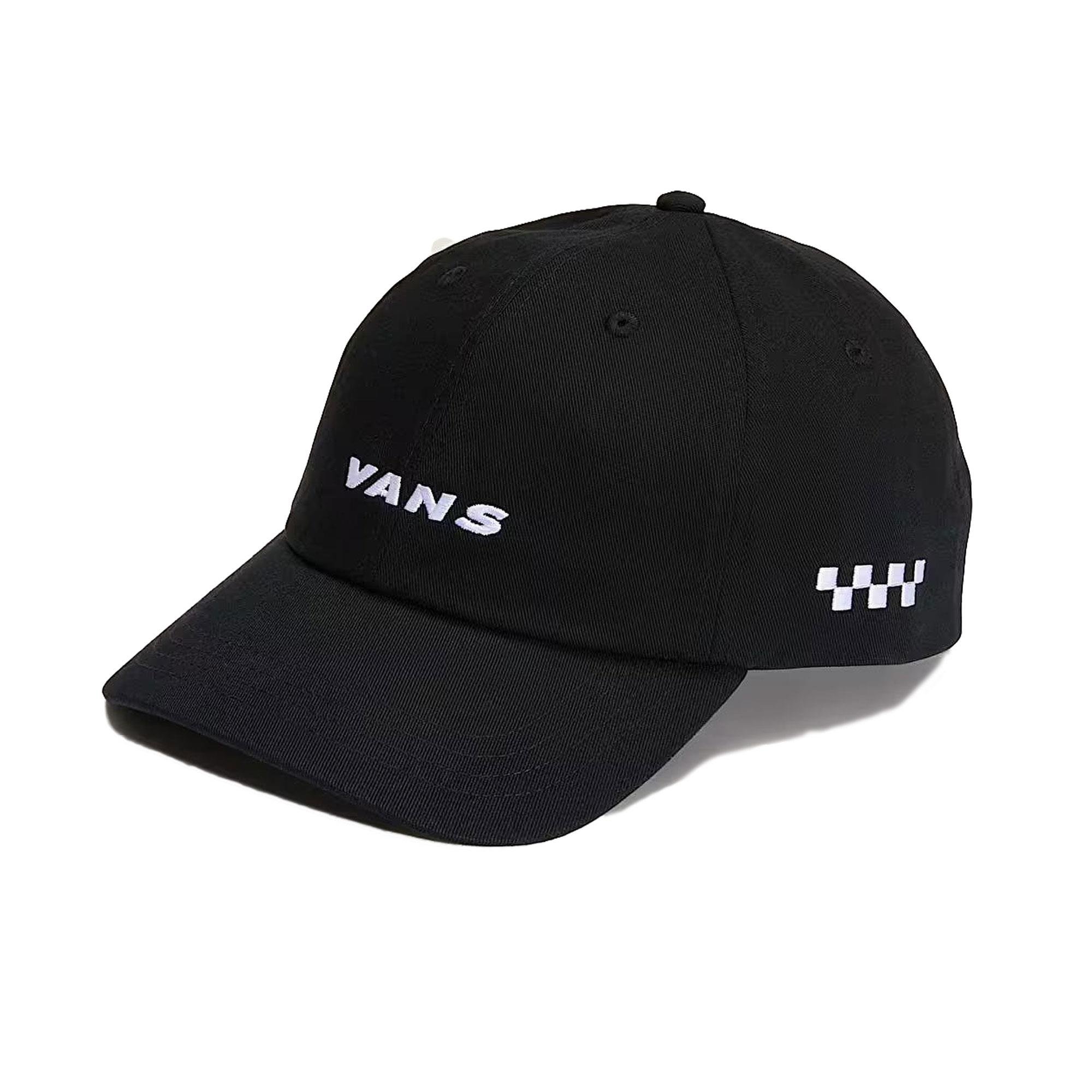 Check Side Curved Bill Jockey - SIYAH