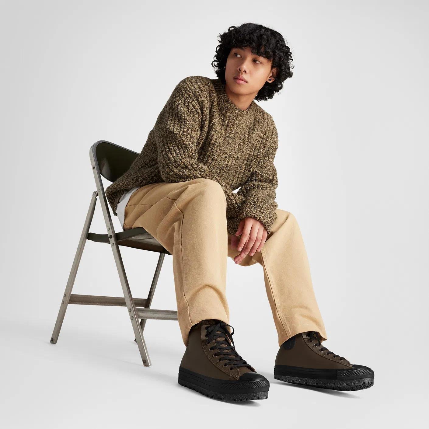 CHUCK TAYLOR ALL STAR CITY TREK WATERPROOF LEATHER - BEJ/CAMEL