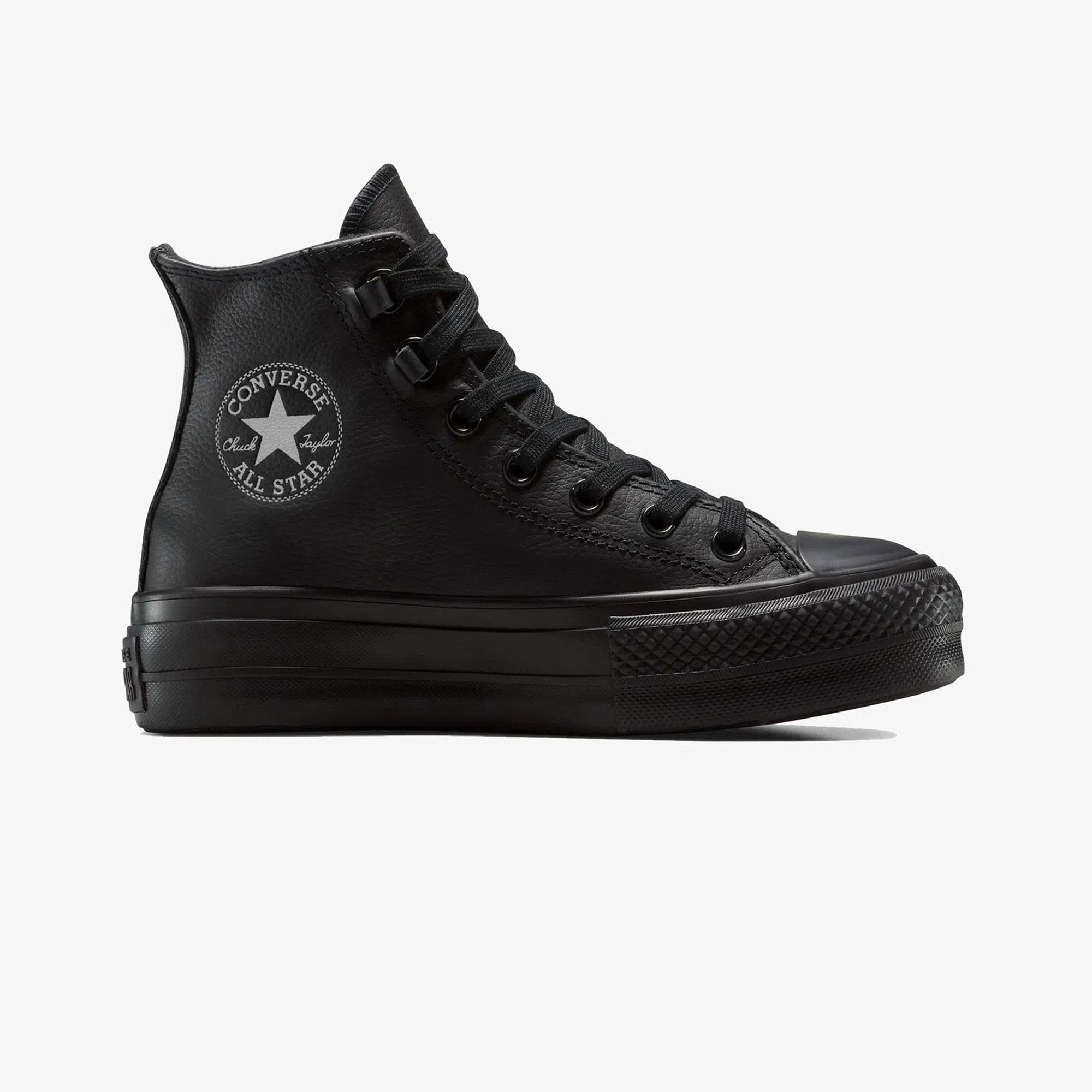 CHUCK TAYLOR ALL STAR LIFT PLATFORM LEATHER - SİYAH
