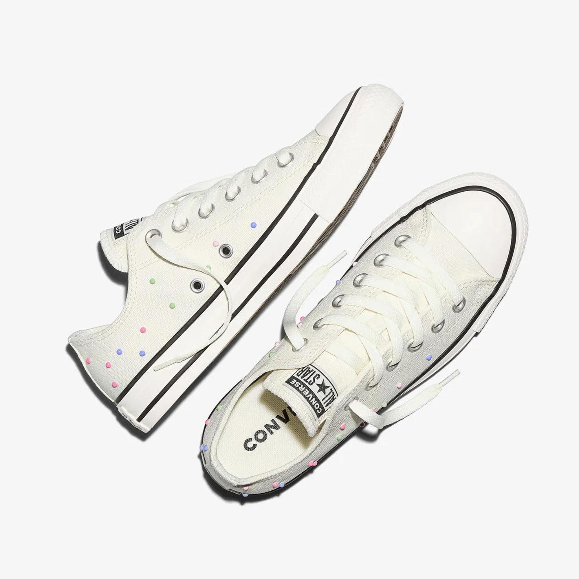 CHUCK TAYLOR ALL STAR MINI STUDS - GRİ/KIRMIZI