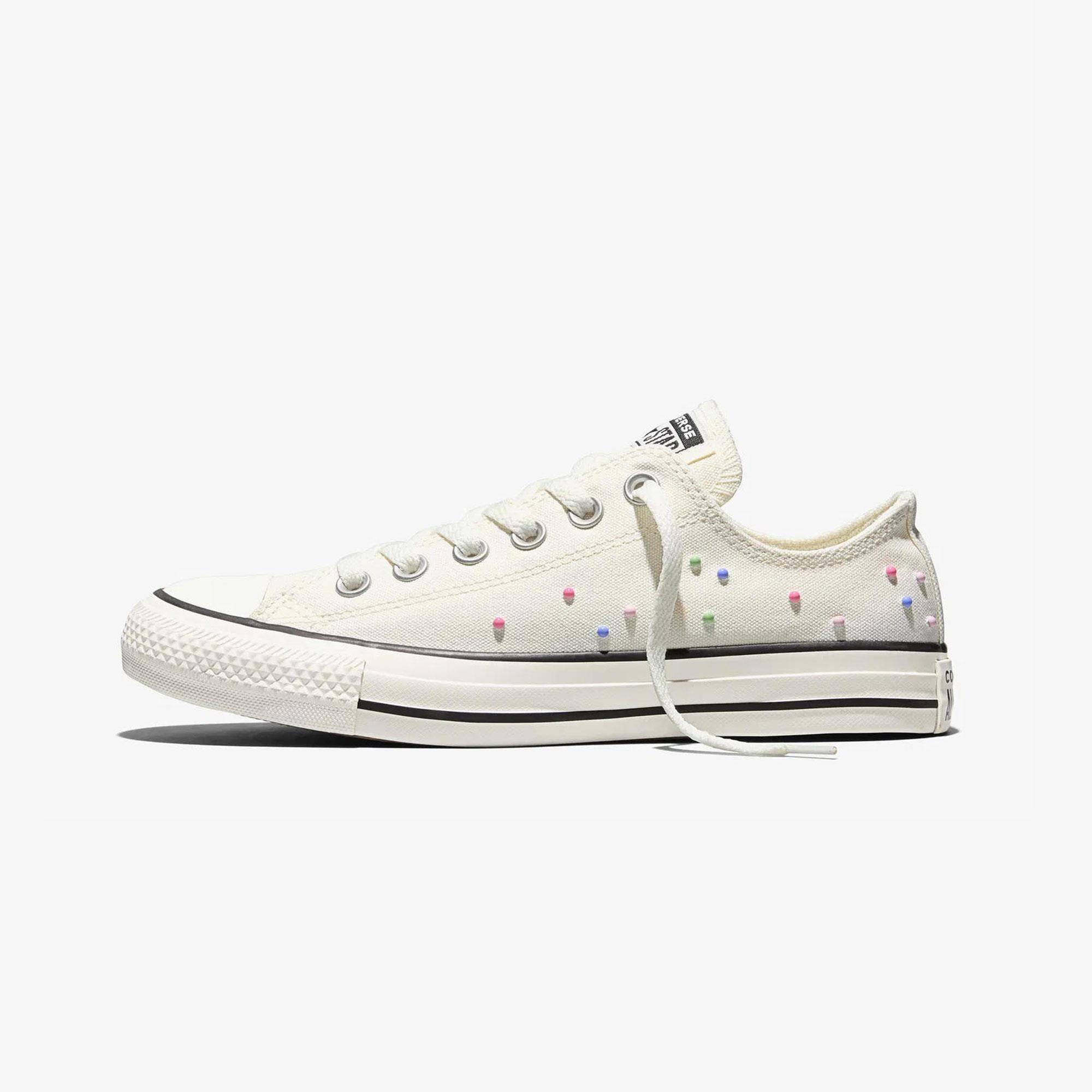 CHUCK TAYLOR ALL STAR MINI STUDS - GRİ/KIRMIZI