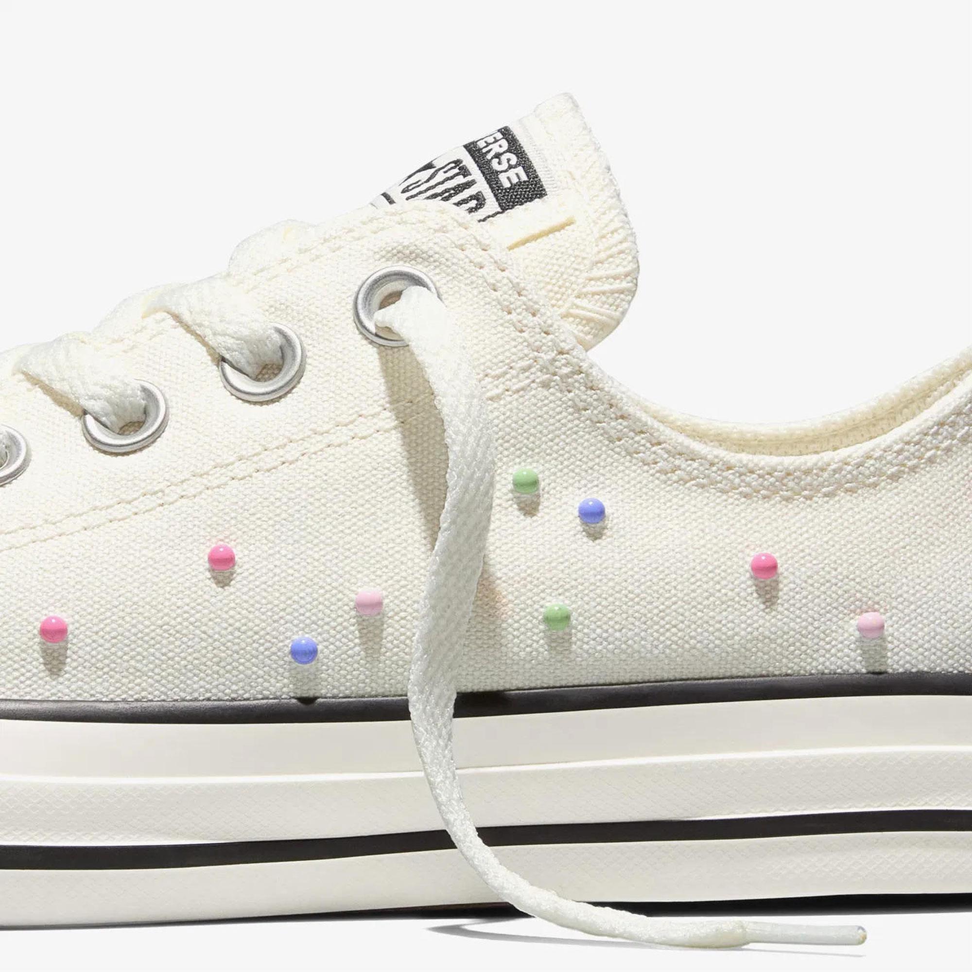 CHUCK TAYLOR ALL STAR MINI STUDS - GRİ/KIRMIZI