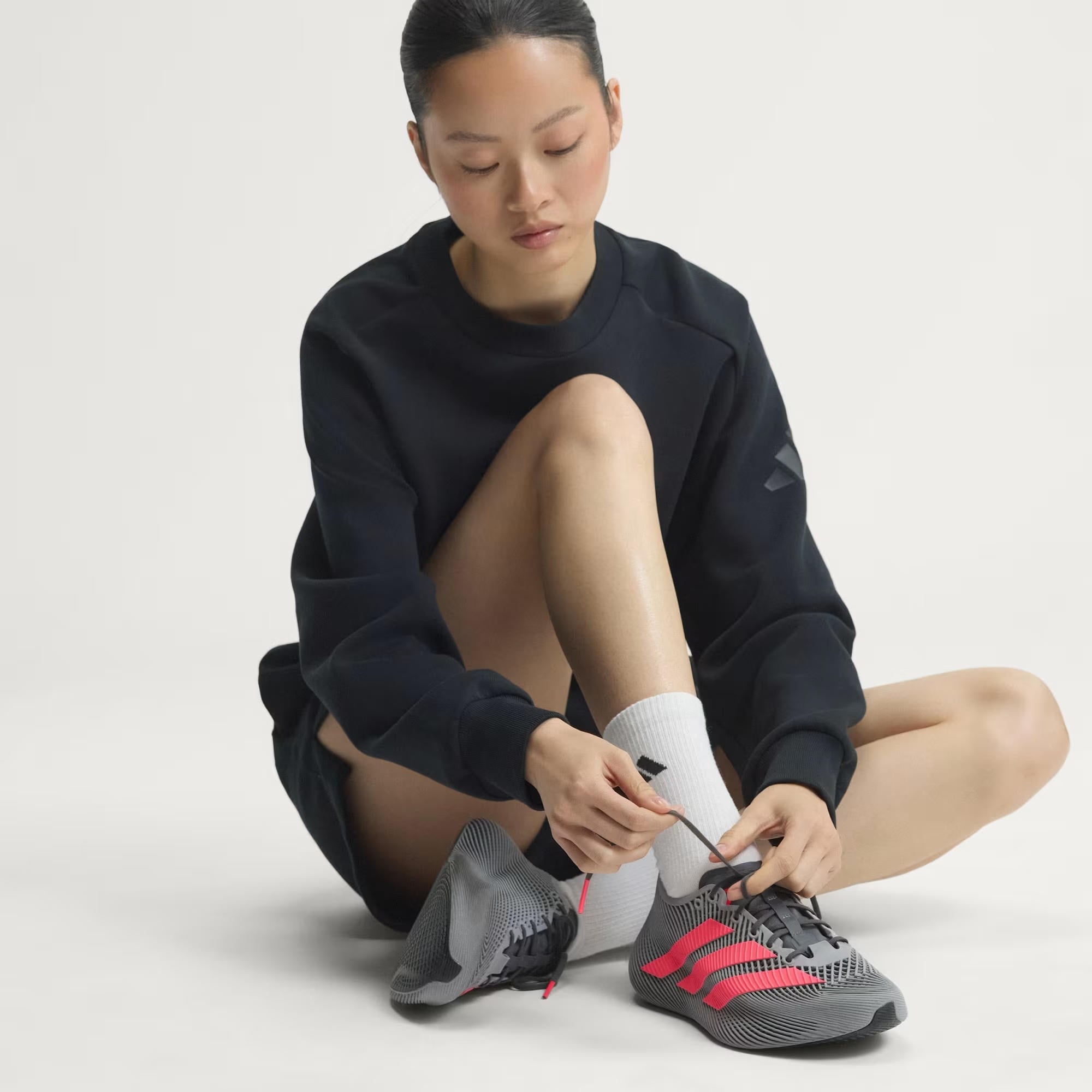 CLIMACOOL LACED SOLID STRIPES - ADIDAS SIYAH